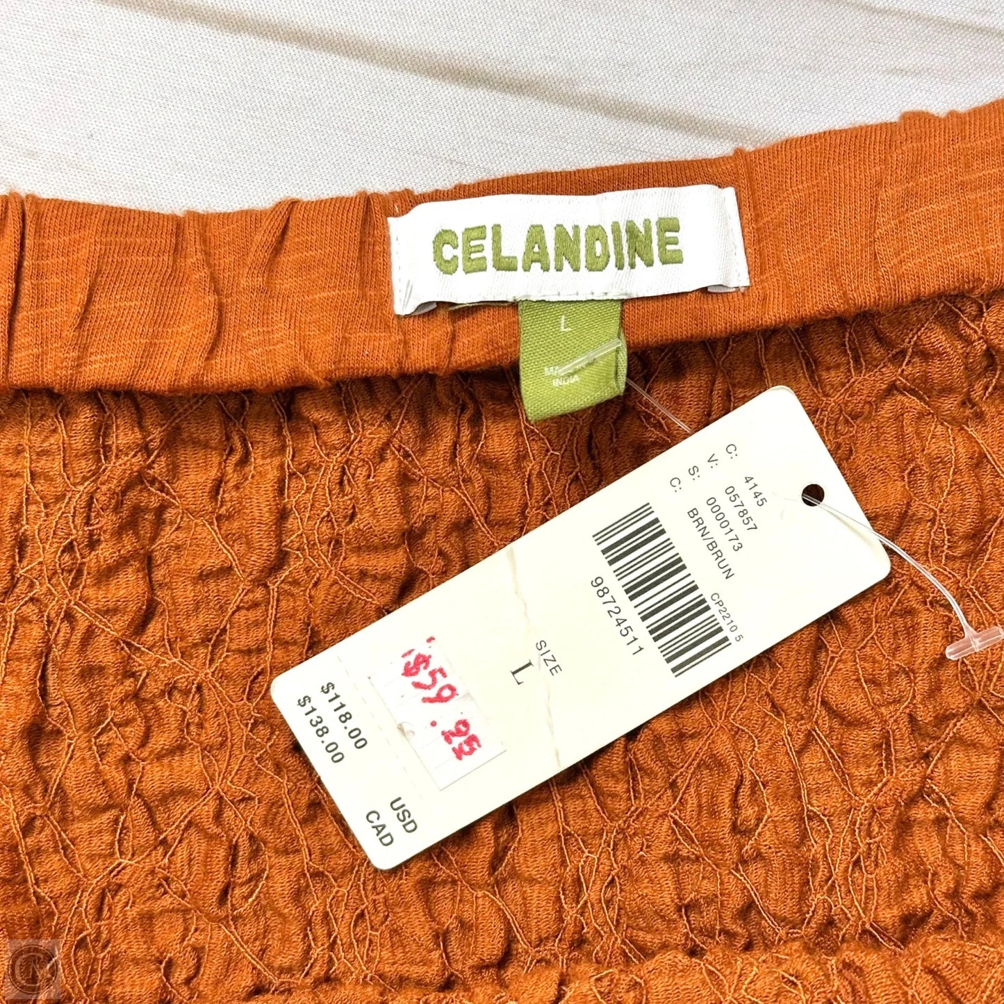 Dress Casual Midi By Anthropologie In Orange, Size: L