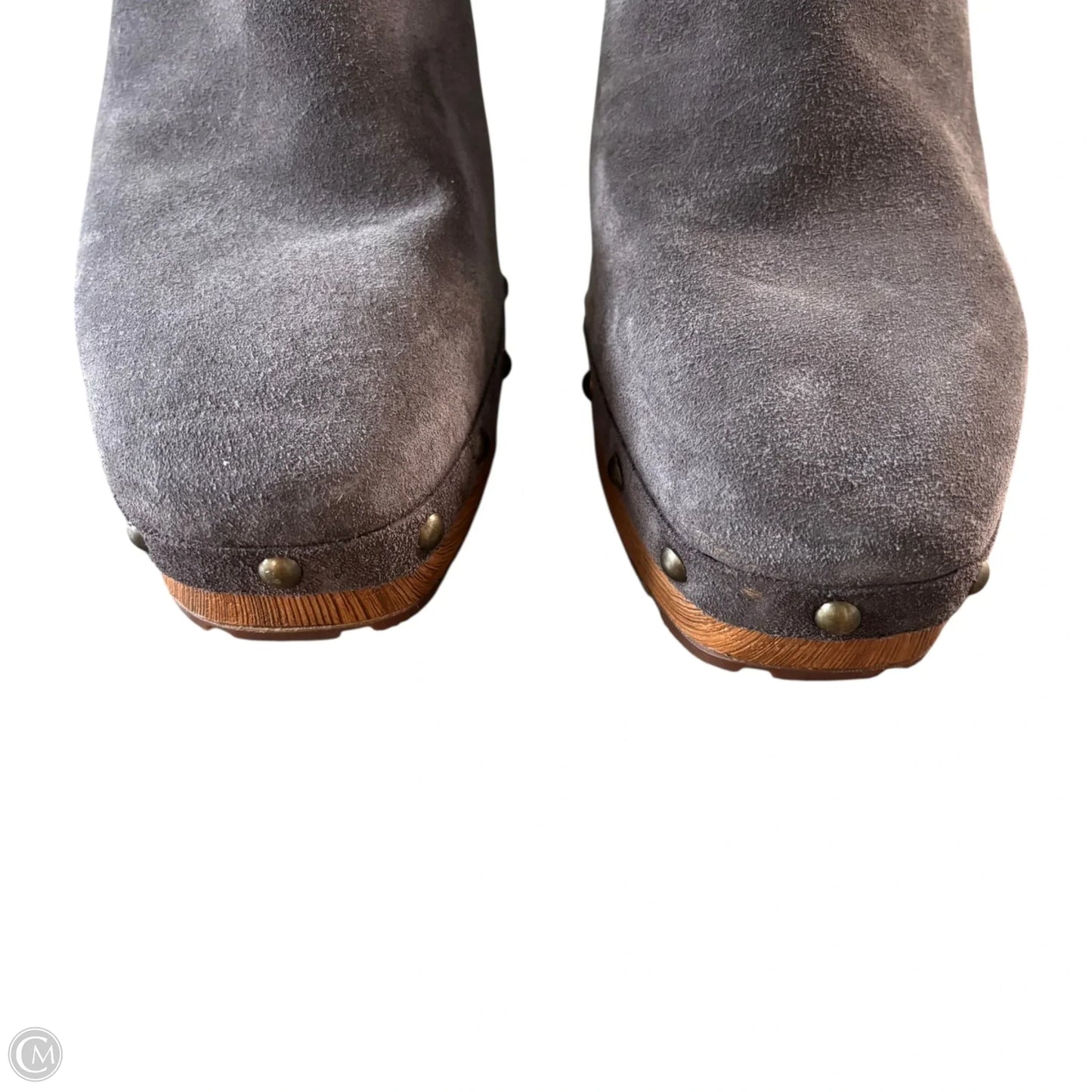 Shoes Heels Block By Kork Ease In Grey, Size: 8