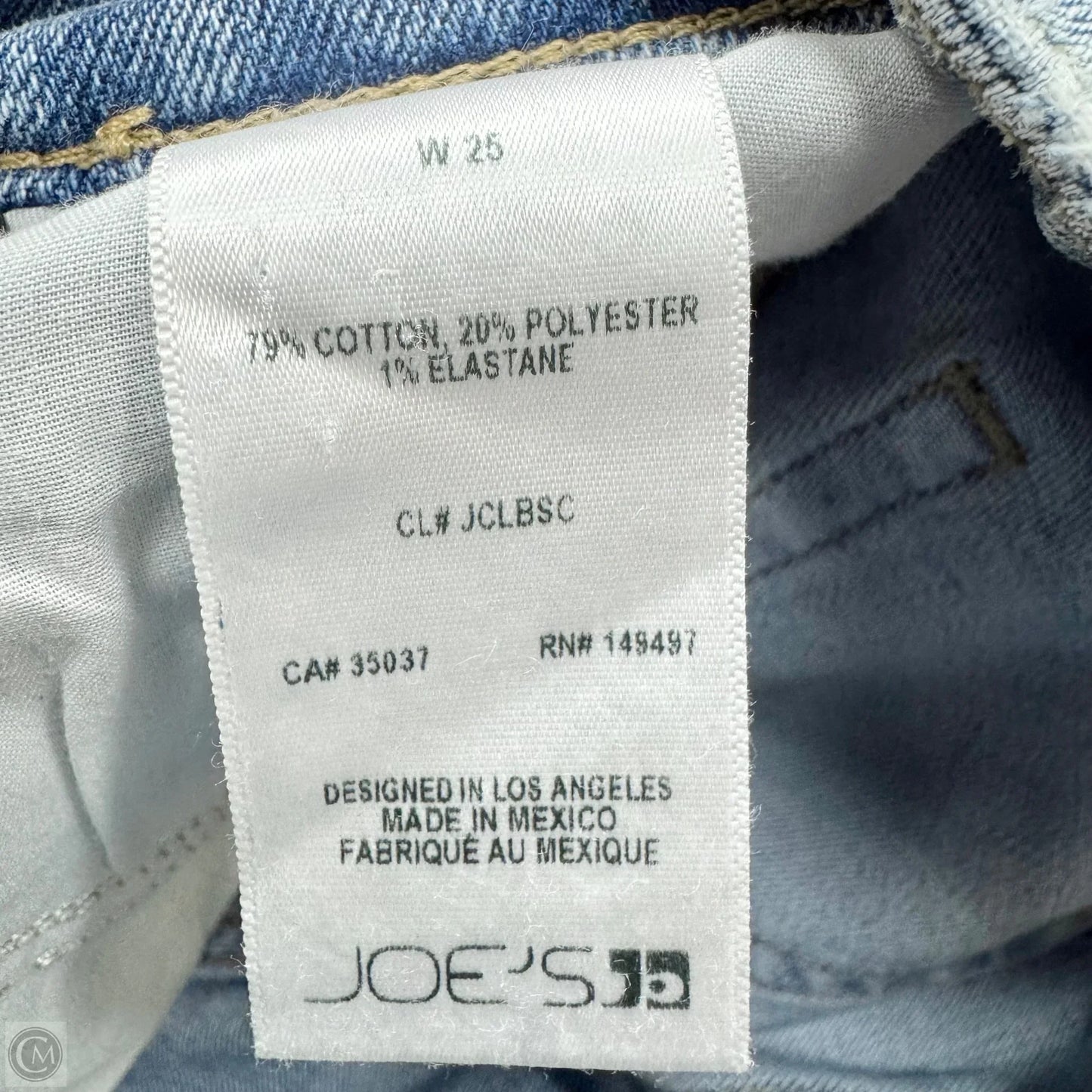Jeans Straight By Joes Jeans In Blue Denim, Size: 2