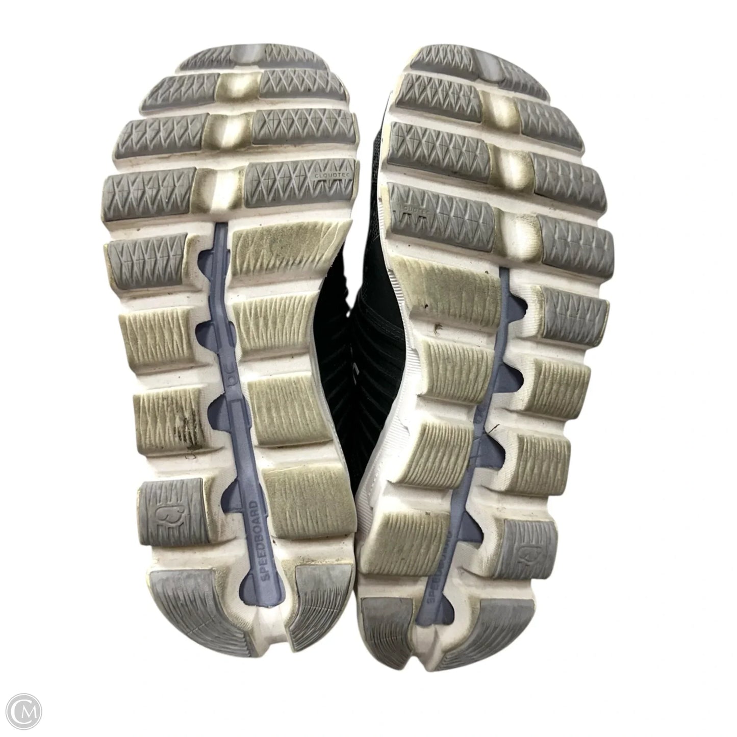 Shoes Athletic By On In Black & Purple, Size: 8.5
