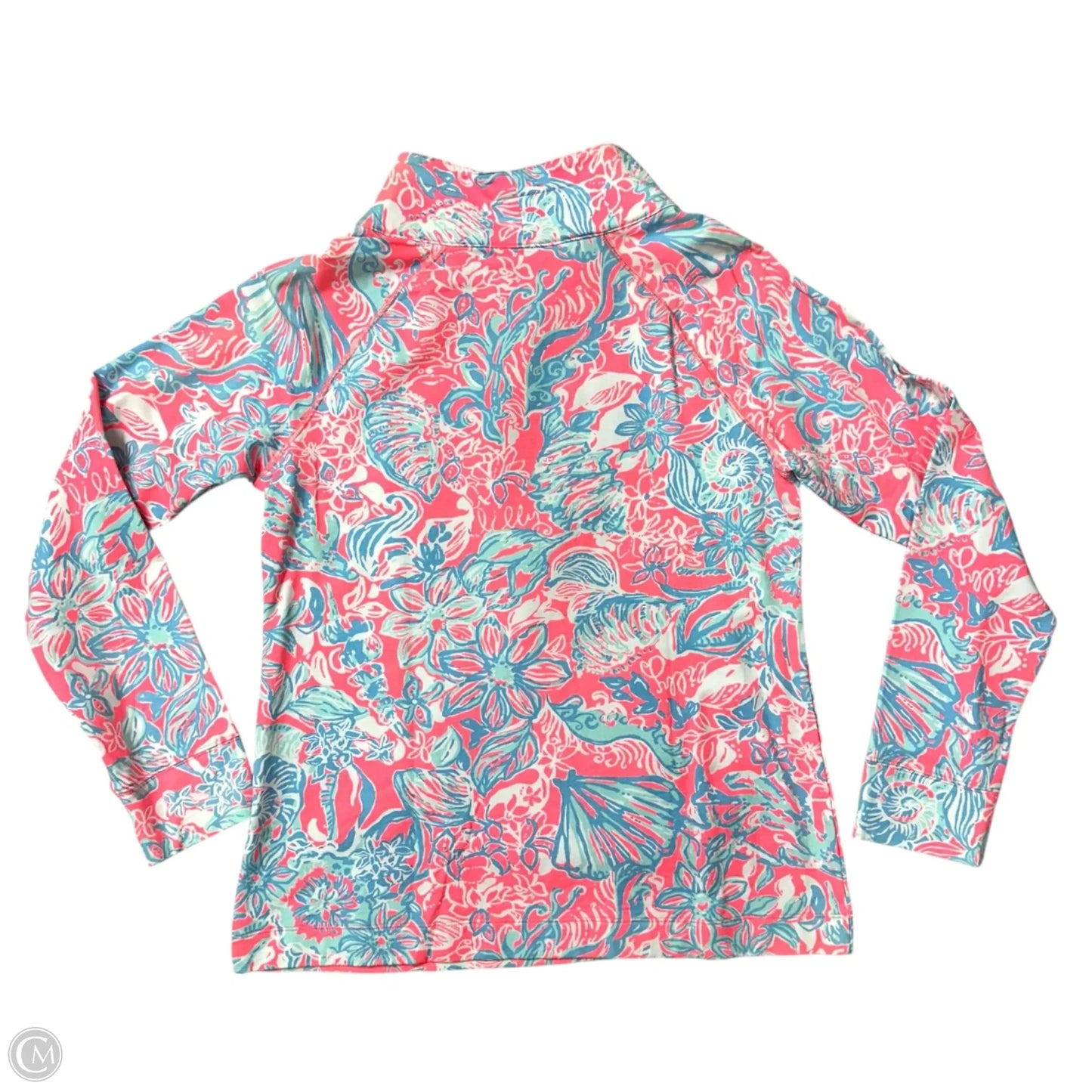 Sweatshirt Designer By Lilly Pulitzer In Blue & Pink, Size: L