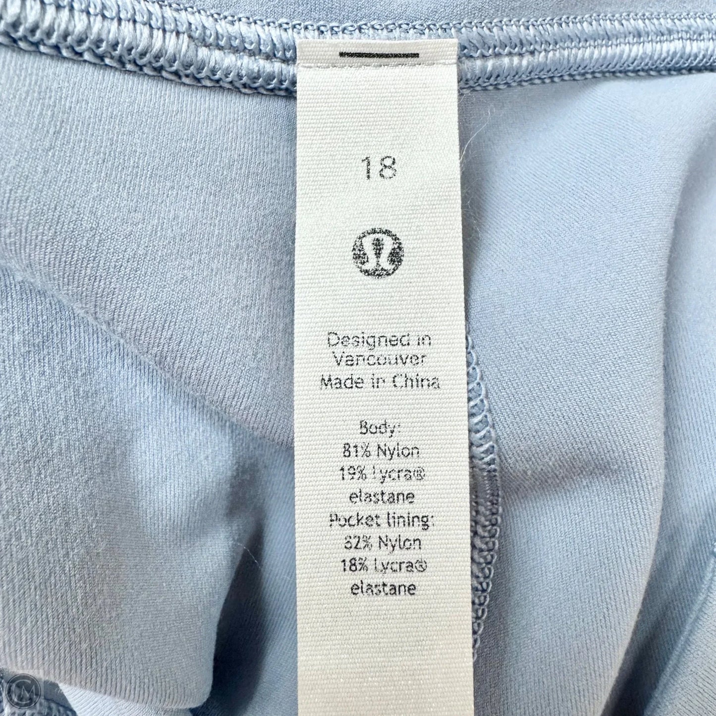 Athletic Pants By Lululemon In Blue, Size: 1x