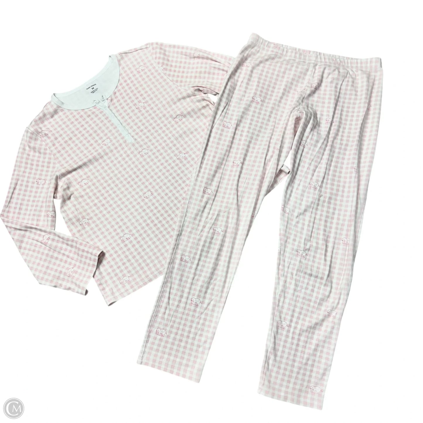 Pajamas 2pc By Roller Rabbit In Checkered Pattern, Size: M