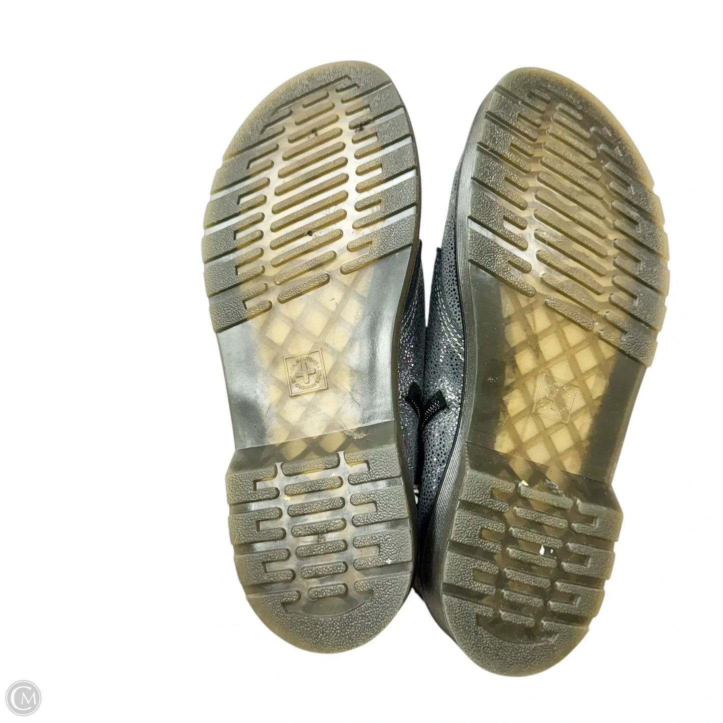 Boots Leather By Dr Martens In Silver, Size: 7