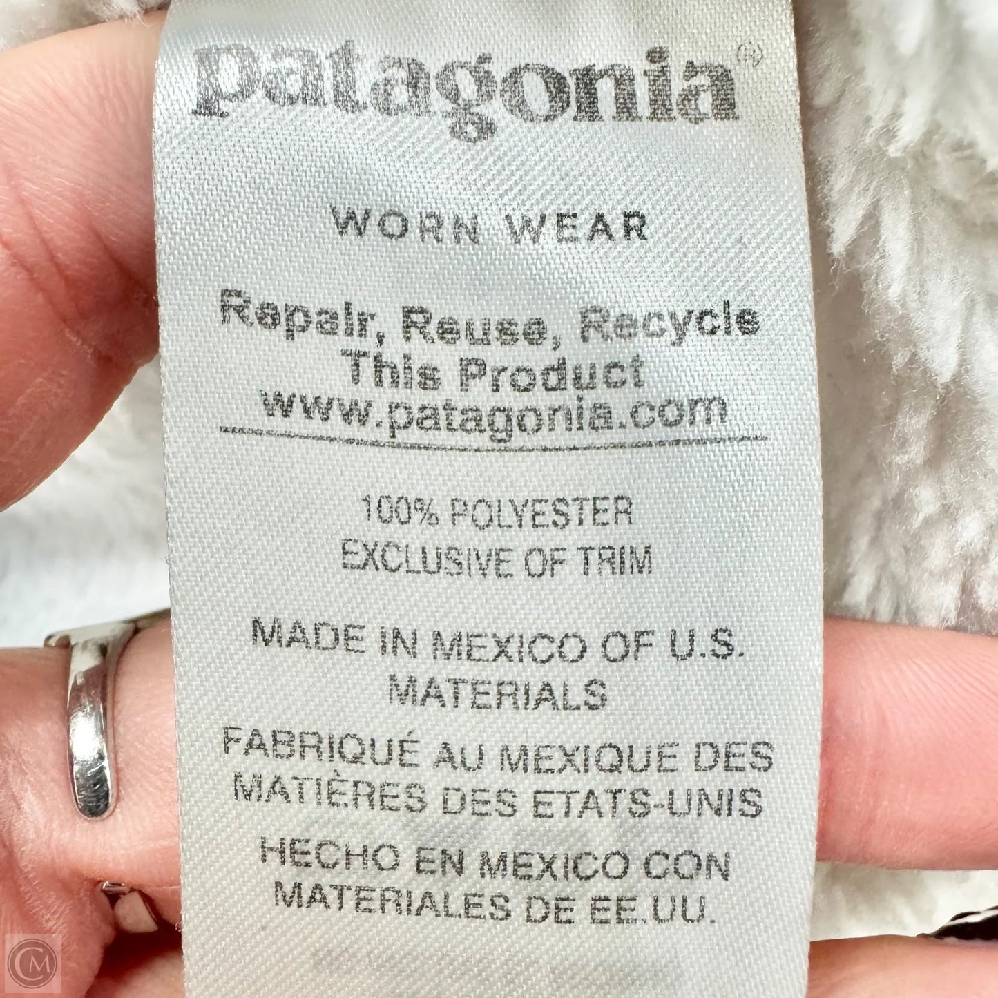 Sweatshirt Crewneck By Patagonia In White, Size: L