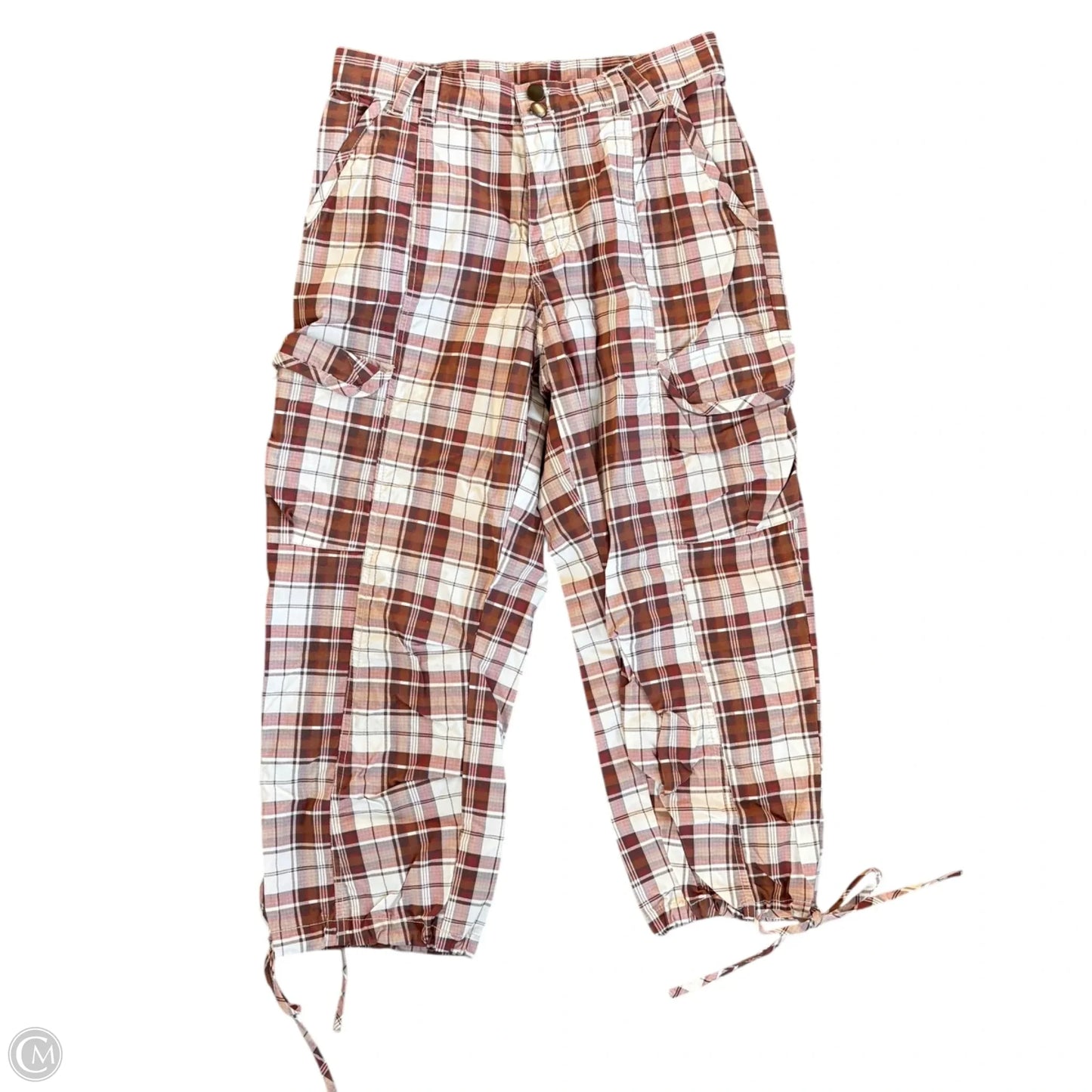 Capris By Pilcro In Plaid Pattern, Size: Xxs