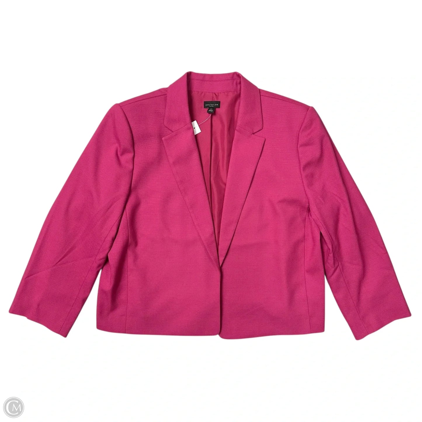 Blazer By Ann Taylor In Purple, Size: Xxl