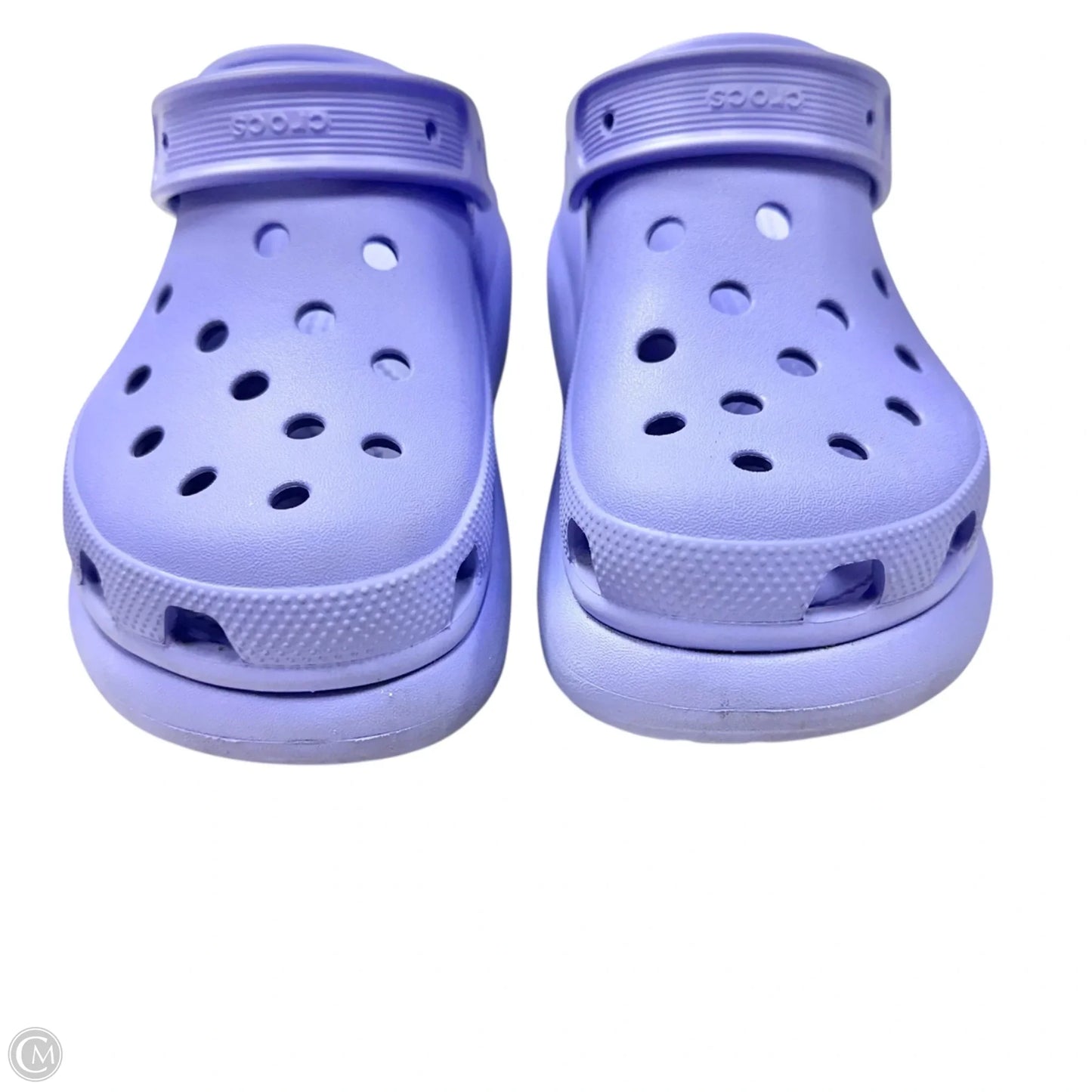 Shoes Flats By Crocs In Purple, Size: 8