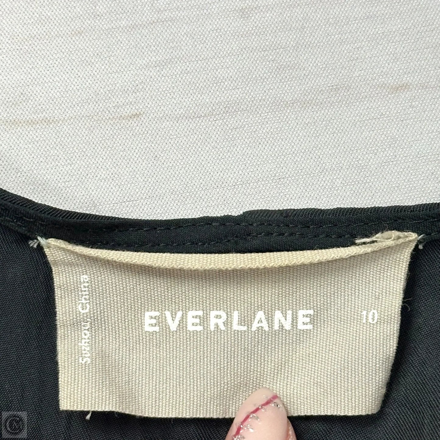 Dress Casual Midi By Everlane In Black, Size: M