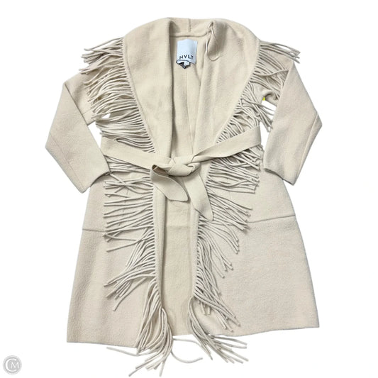 Coat Faux Fur & Sherpa By Nvlt In Tan, Size: L