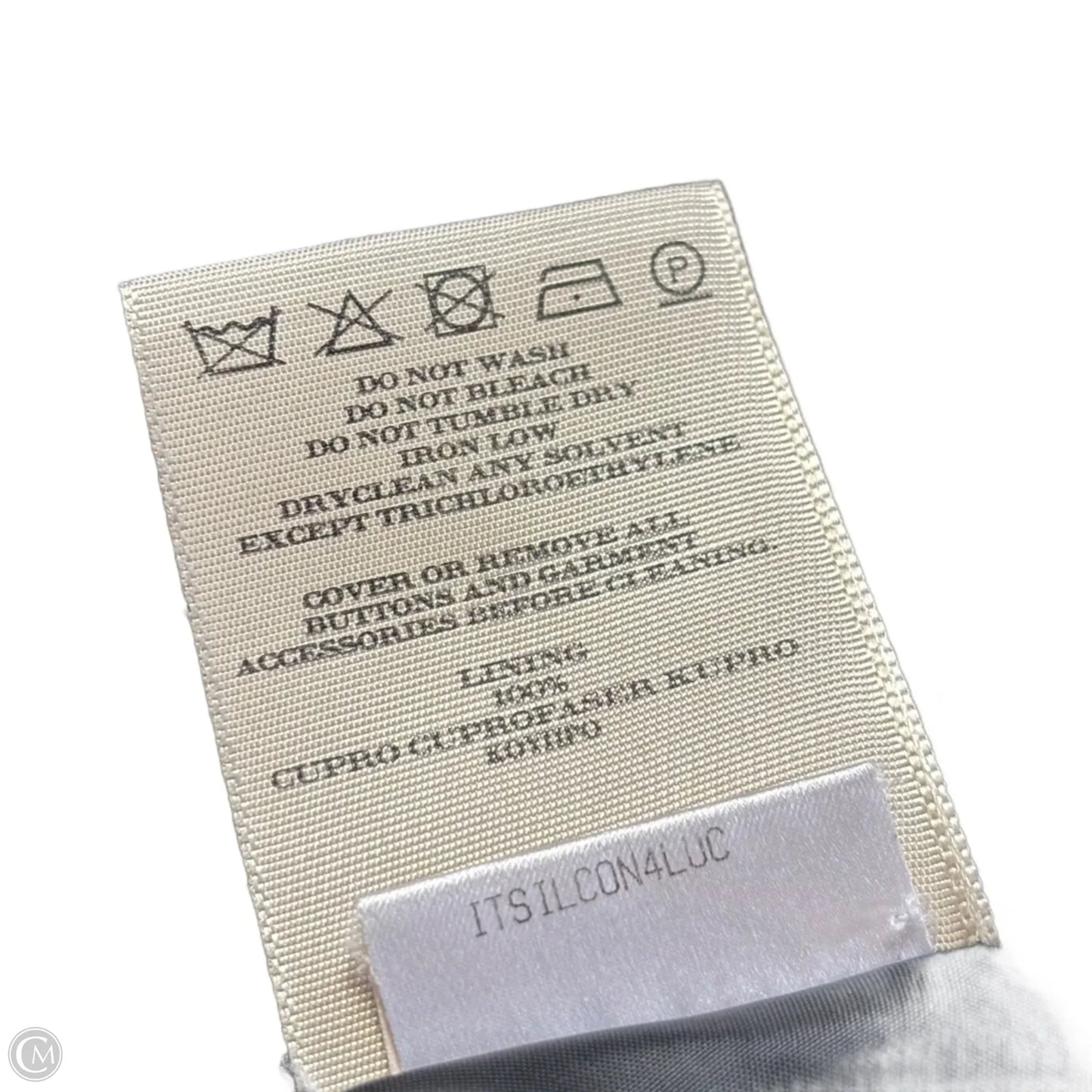 Dress Luxury Designer By Burberry In Black, Size: M