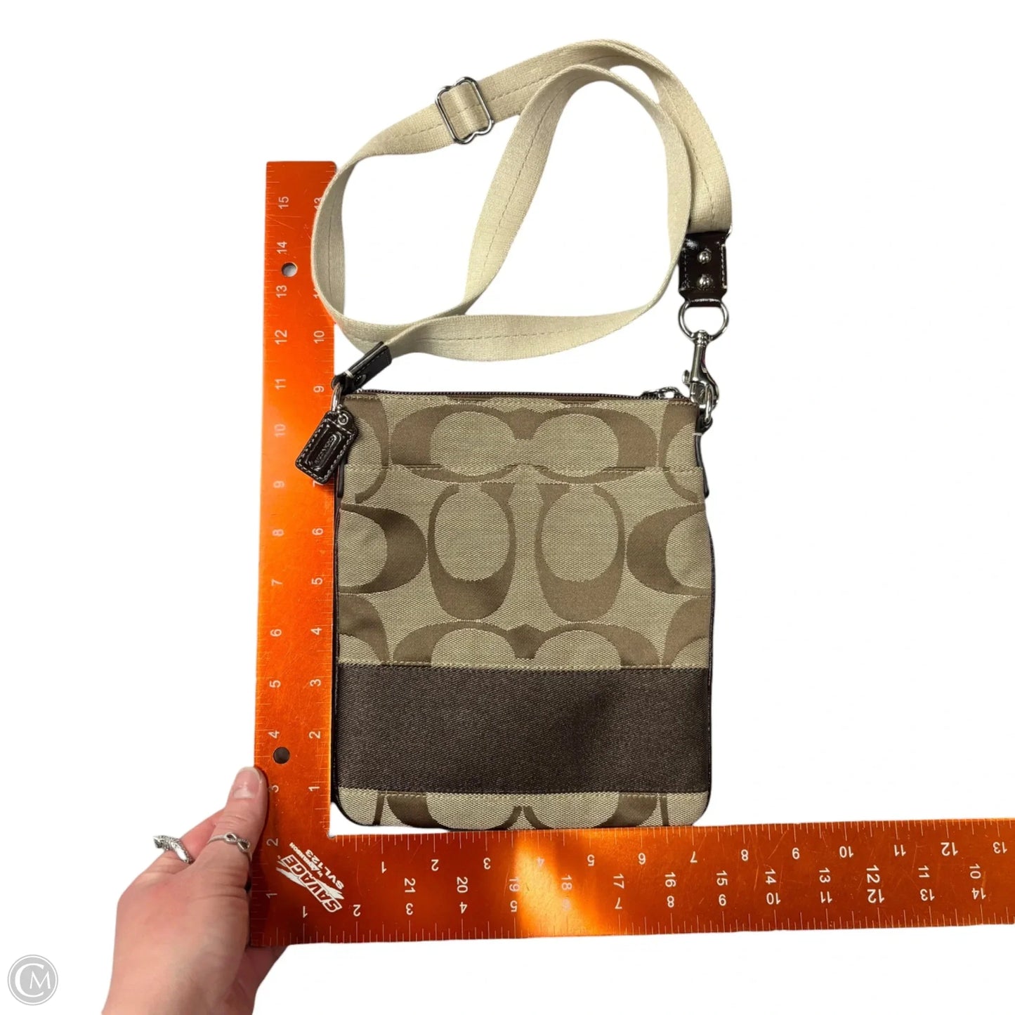 Crossbody Designer By Coach, Size: Small