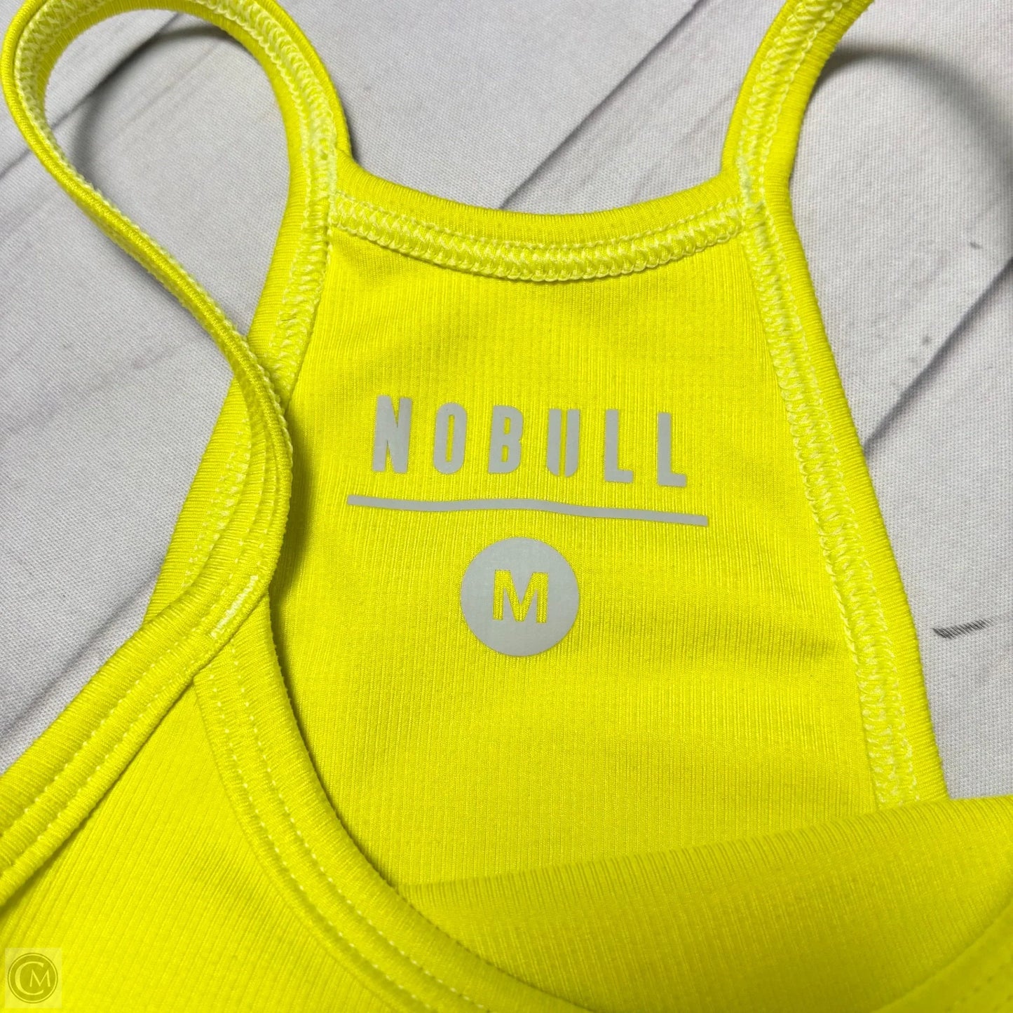 Athletic Tank Top By Nobull In Yellow, Size: M