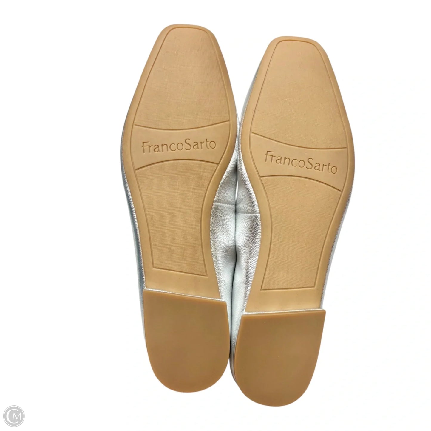 Shoes Flats By Franco Sarto In Silver, Size: 9
