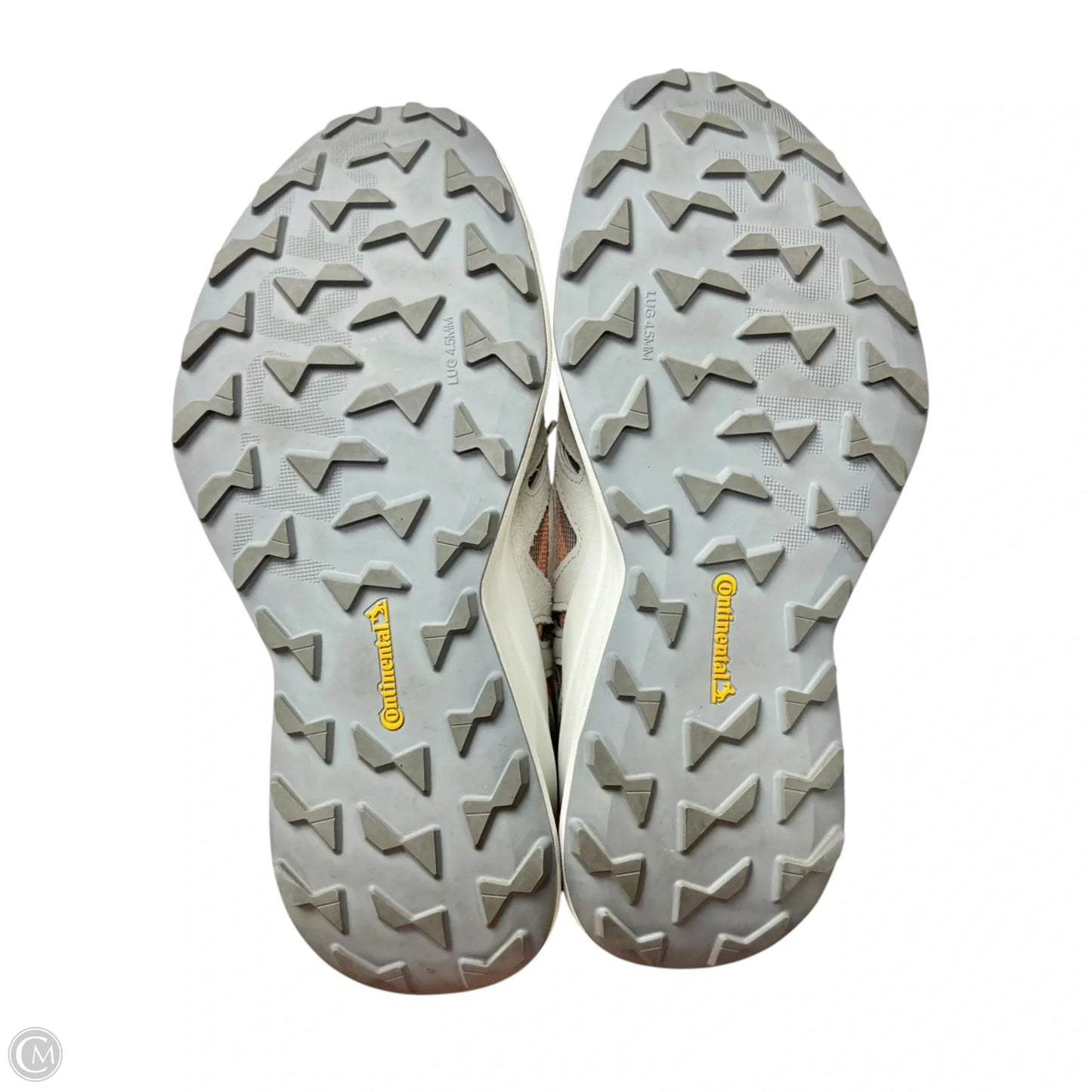 Shoes Athletic By Adidas In Grey & Orange, Size: 9.5