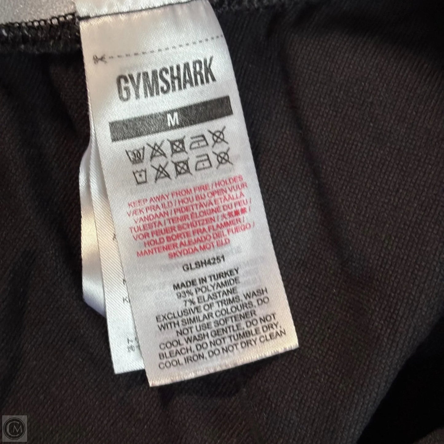 Athletic Shorts By Gym Shark In Black, Size: M