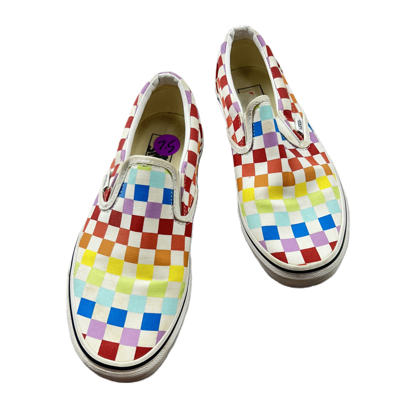 Shoes Athletic By Vans Size: 7.5