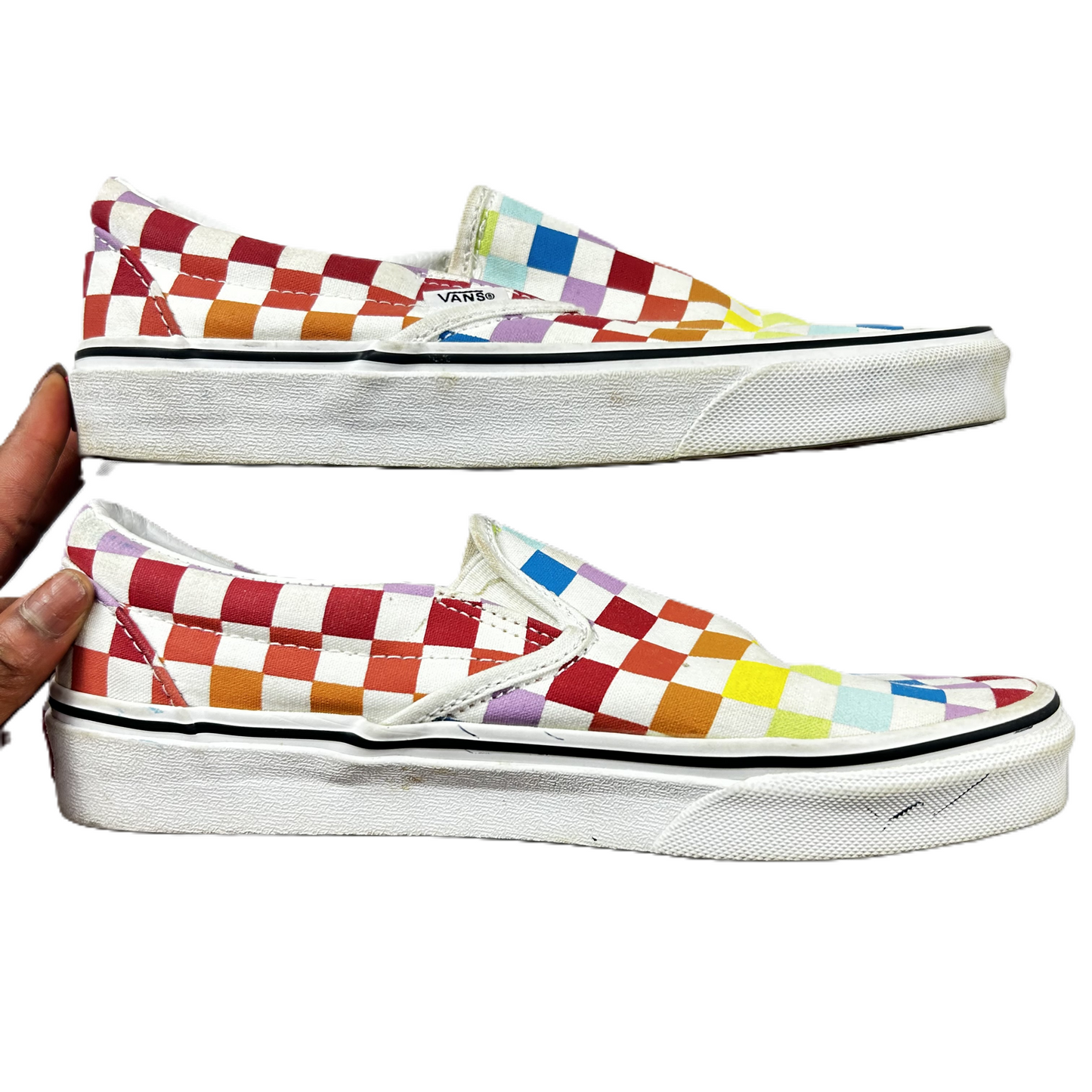 Shoes Athletic By Vans Size: 7.5