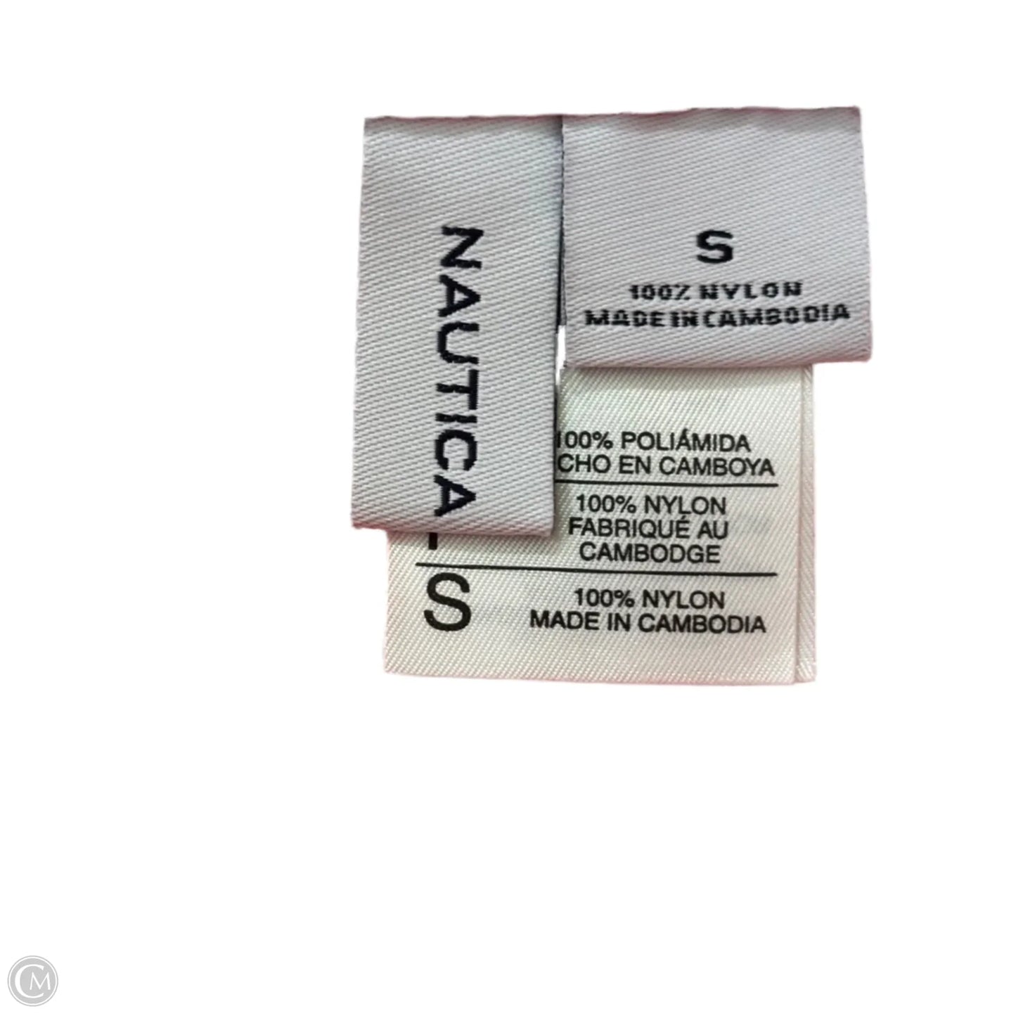 Skirt Mini & Short By Nautica In Orange & White, Size: S