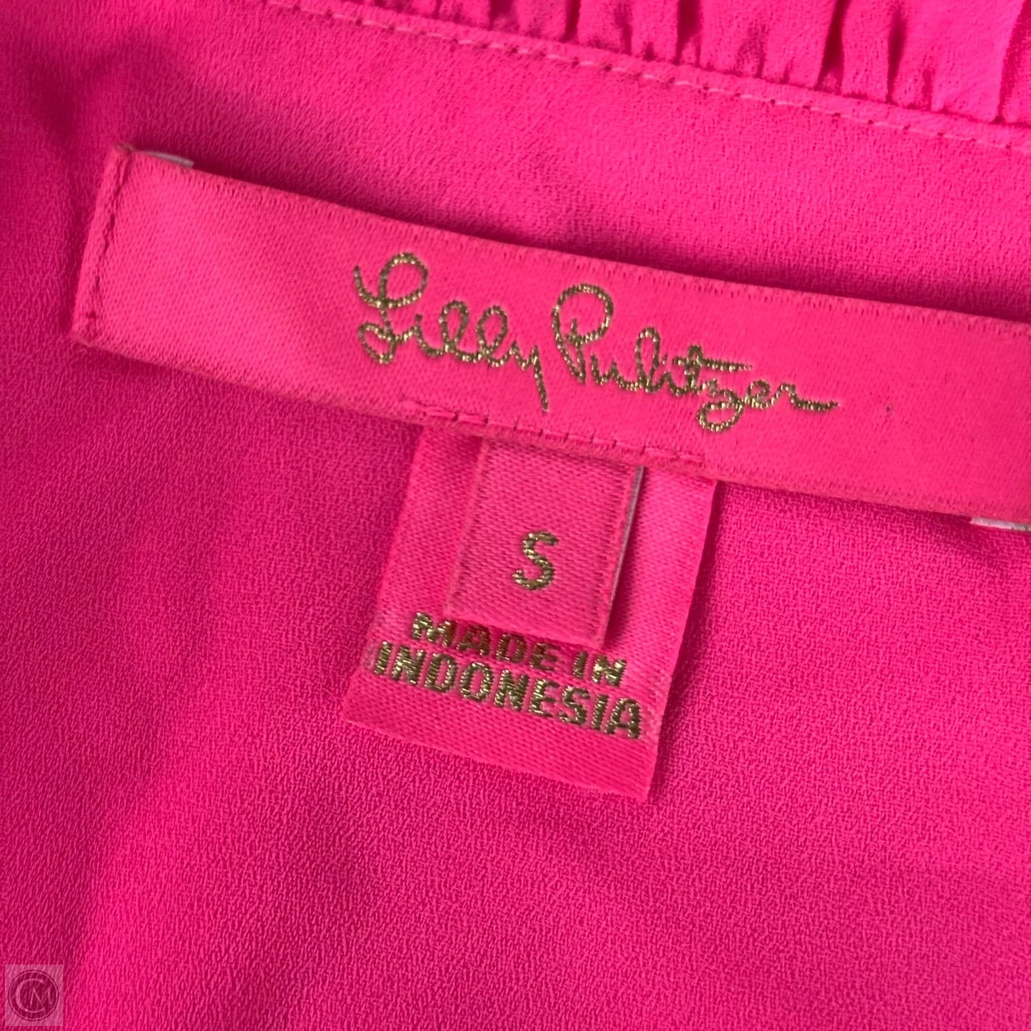 Top Sleeveless Designer By Lilly Pulitzer In Pink, Size: S