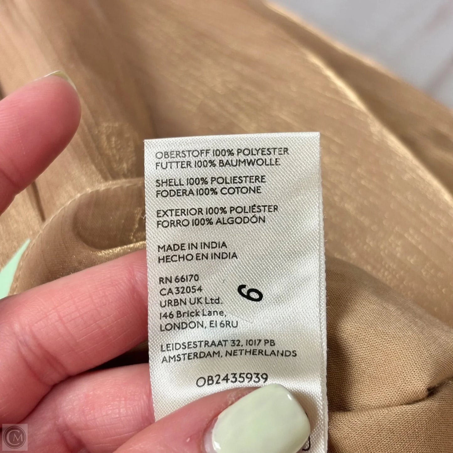 Pants Joggers By Maeve In Gold, Size: L