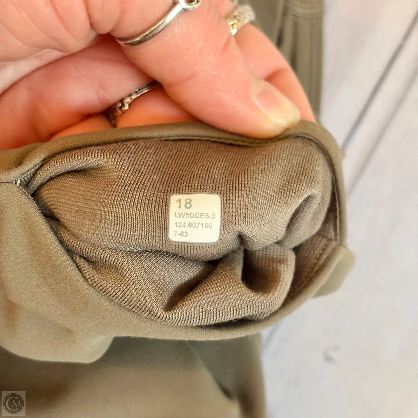 Athletic Leggings Capris By Lululemon In Green, Size: 1x