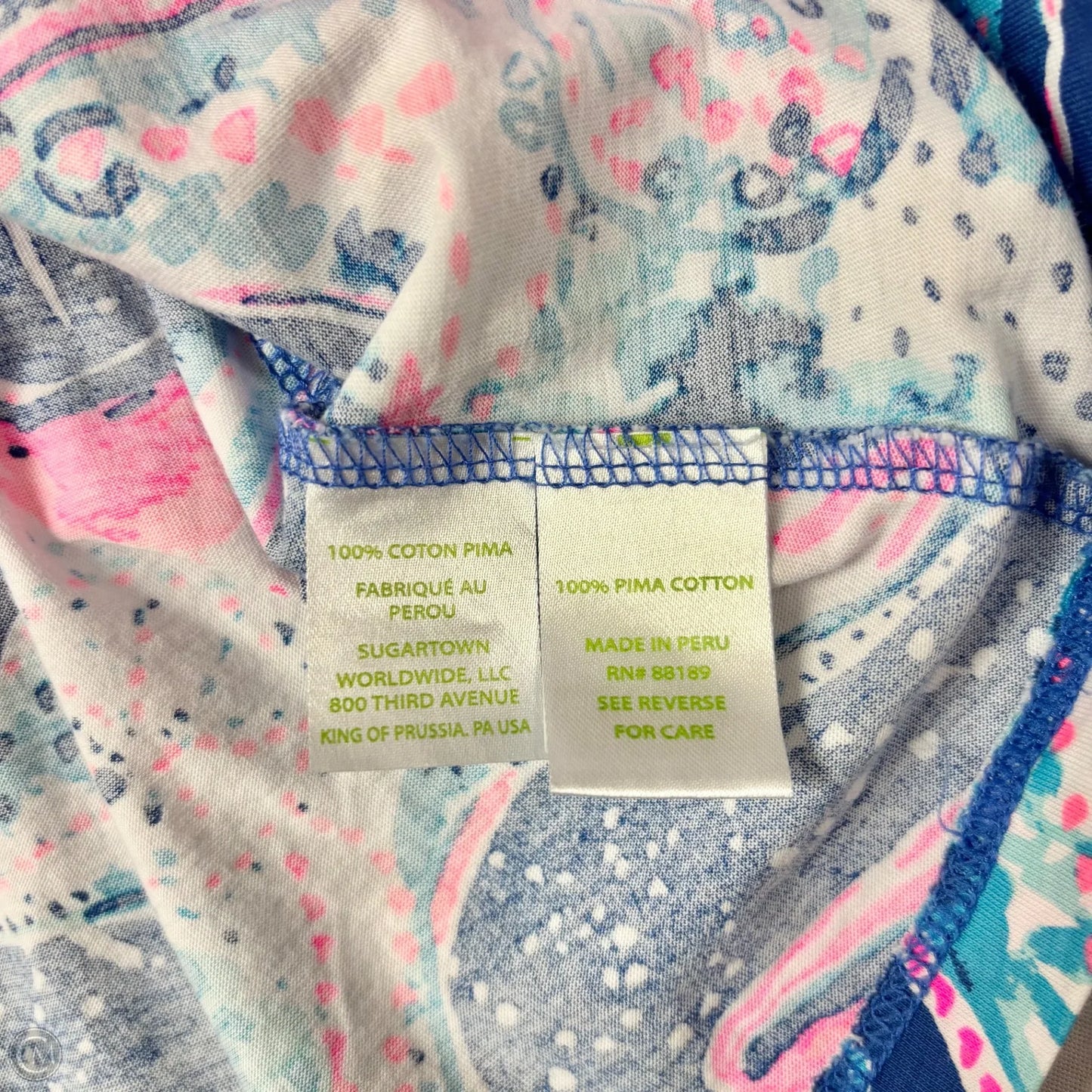 Dress Designer By Lilly Pulitzer In Blue & Pink, Size: S