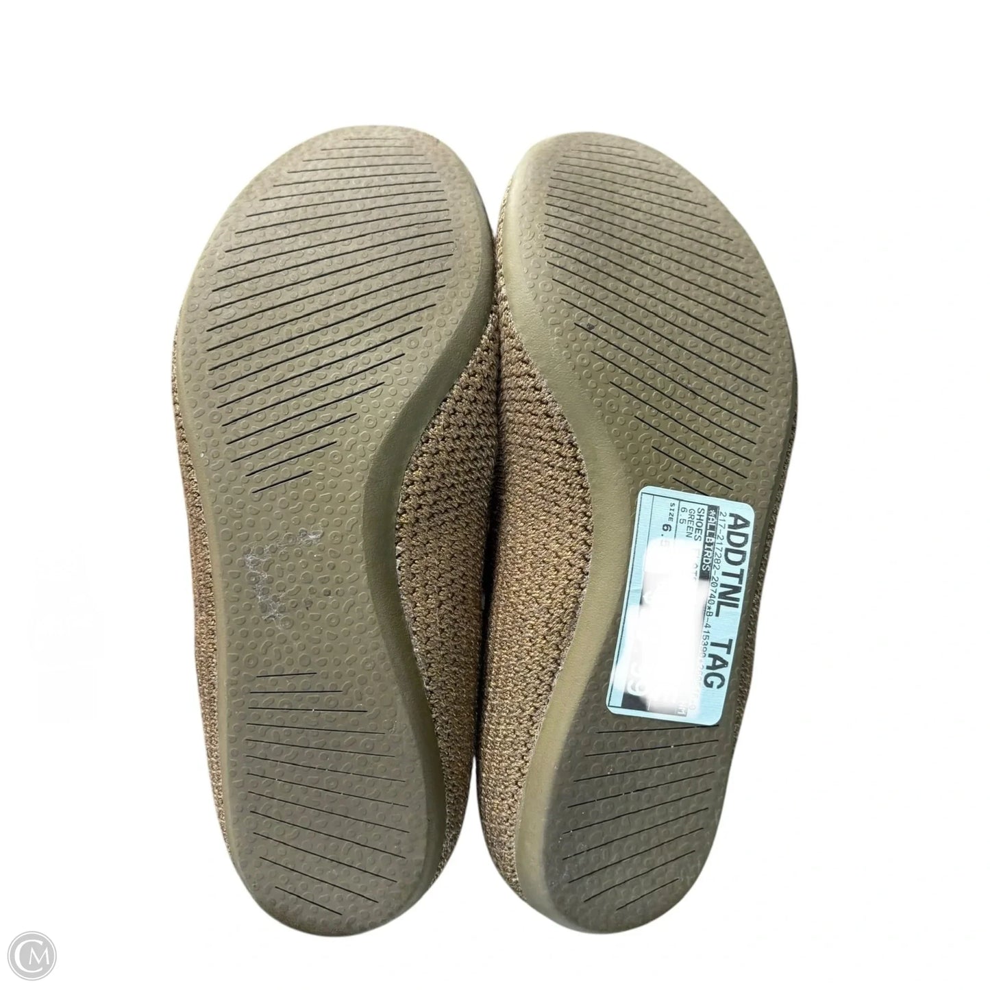 Shoes Flats By Allbirds In Green, Size: 6.5