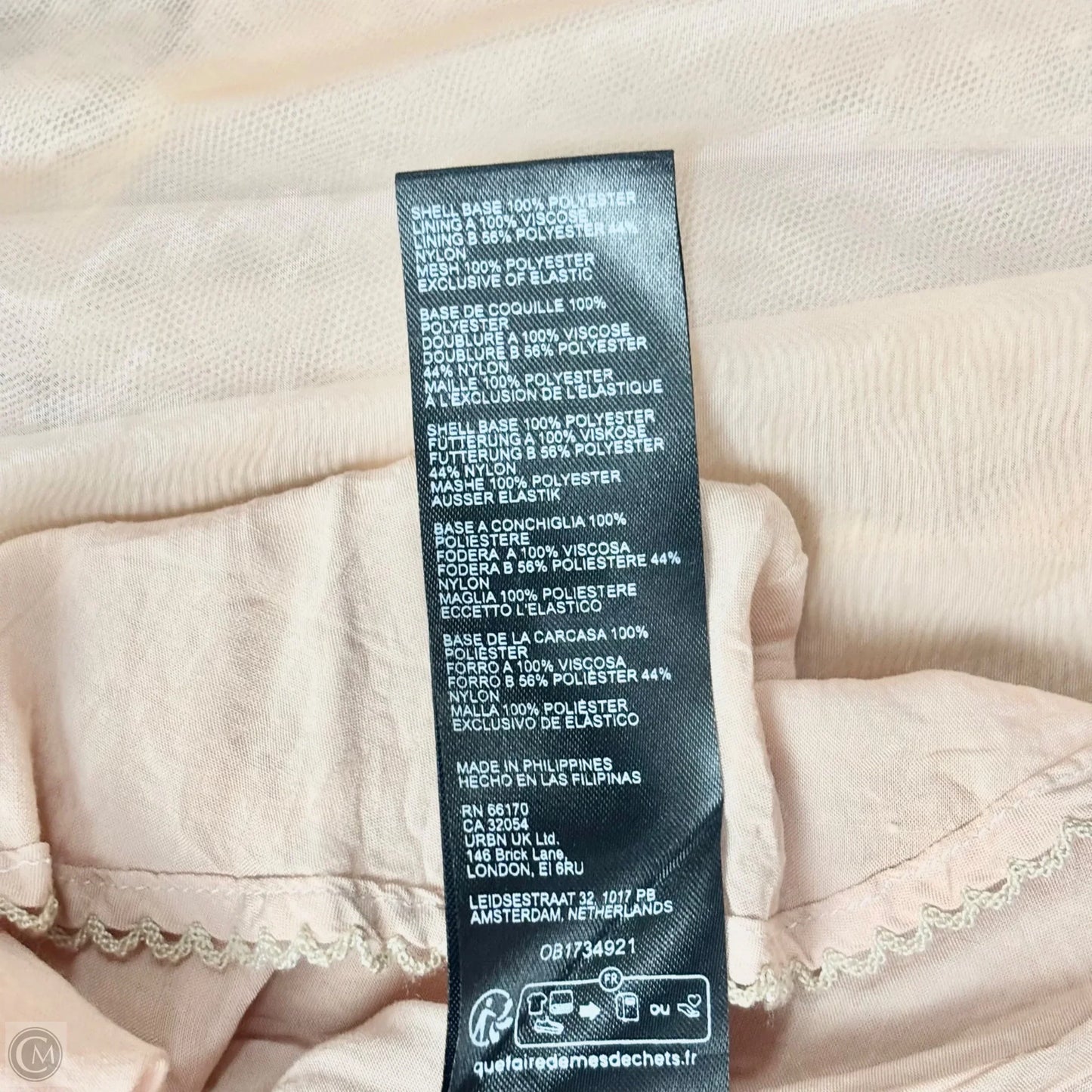 Dress Casual Short By Anthropologie In Black & Pink, Size: Xs