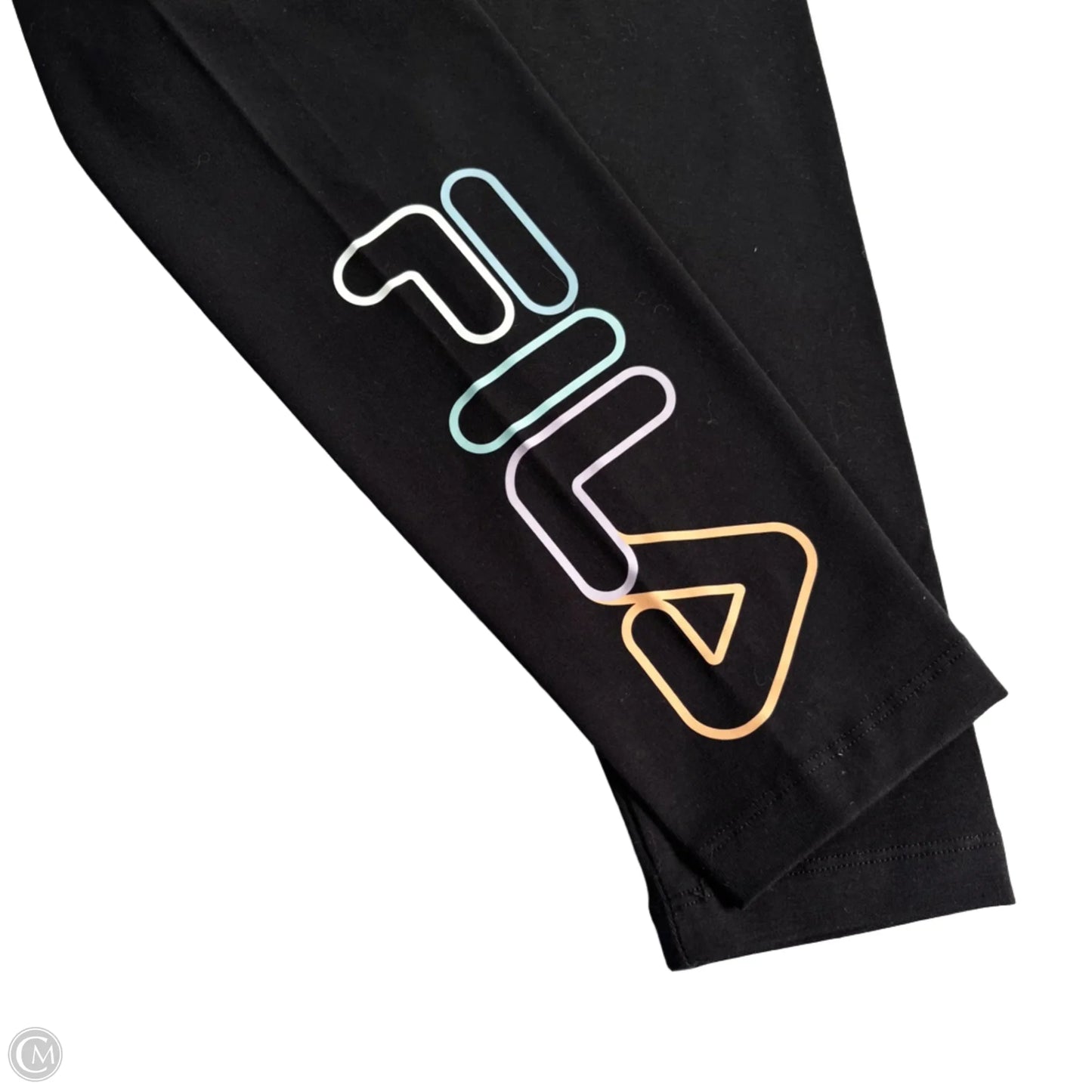 Athletic Leggings By Fila In Black, Size: S