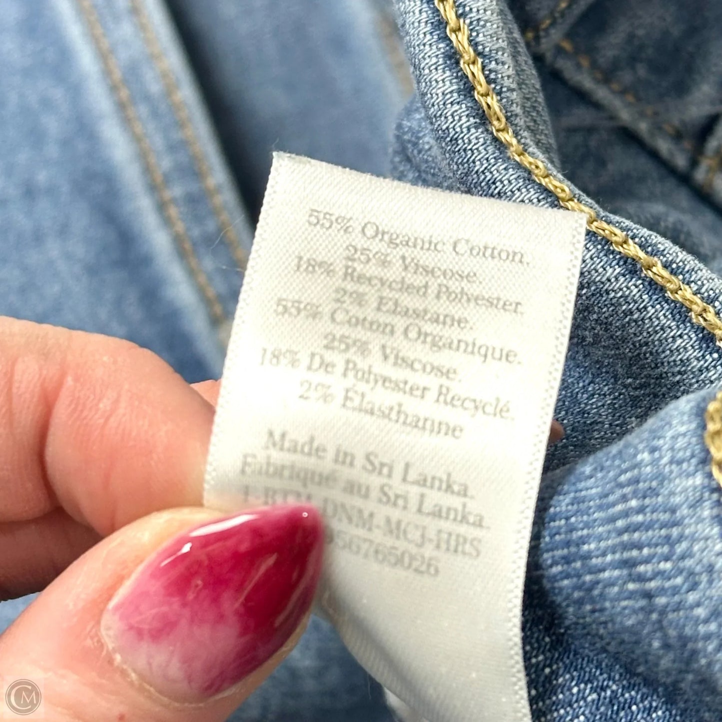 Jeans Skinny By Everlane In Blue Denim, Size: 18