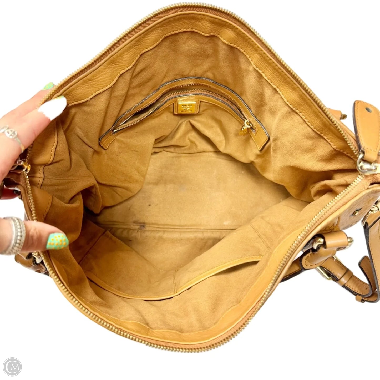 Handbag Luxury Designer By Mcm, Size: Large