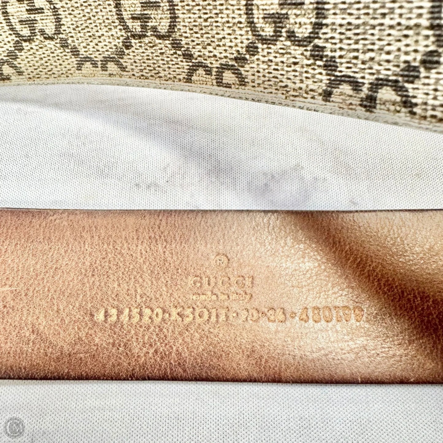 Belt Luxury Designer By Gucci, Size: Large