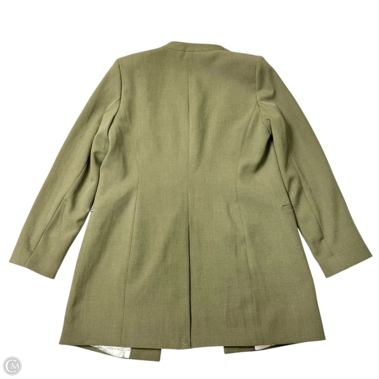 Blazer By Calvin Klein In Green, Size: L