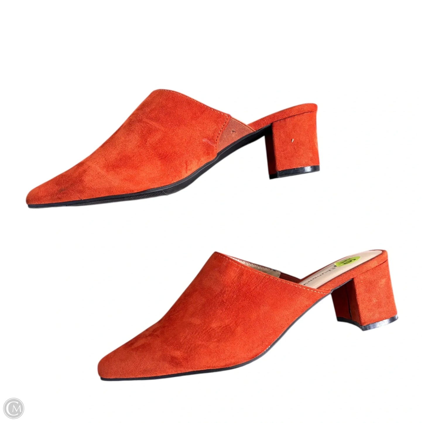 Shoes Heels Block By Cl By Chinese Laundry In Orange, Size: 9.5
