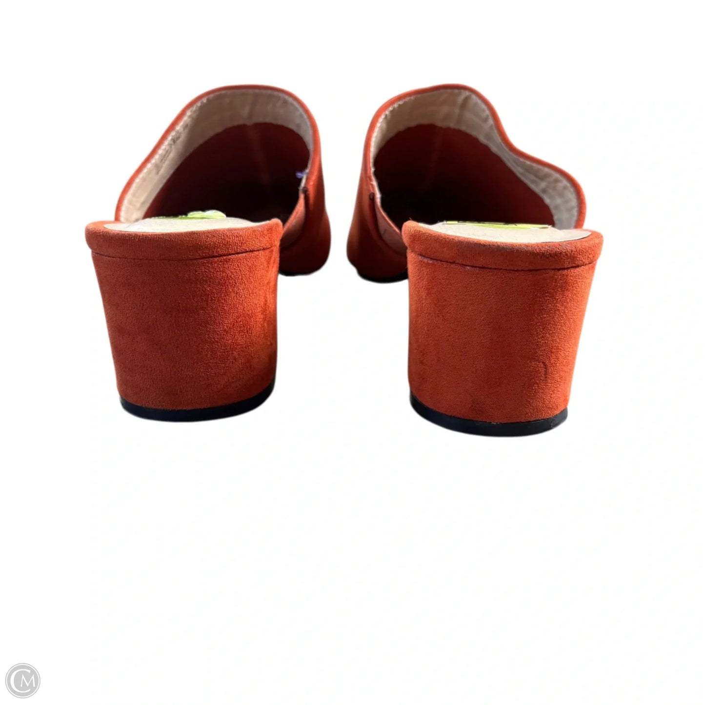 Shoes Heels Block By Cl By Chinese Laundry In Orange, Size: 9.5