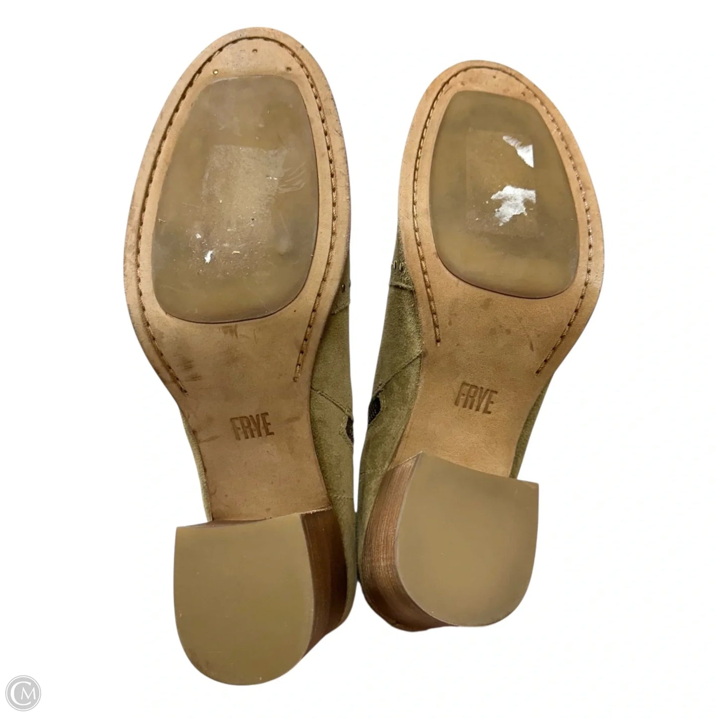 Boots Designer By Frye In Green, Size: 11
