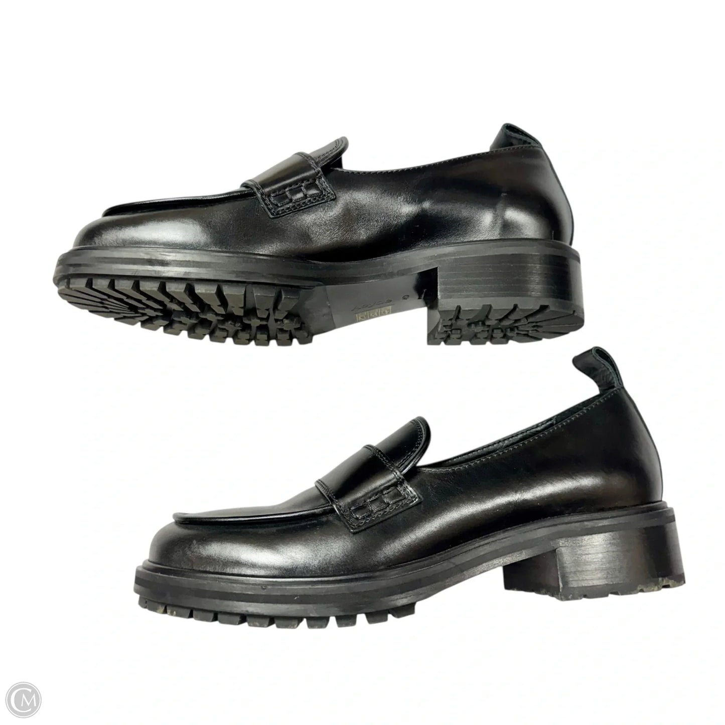 Shoes Flats By Aeyde In Black, Size: 9.5