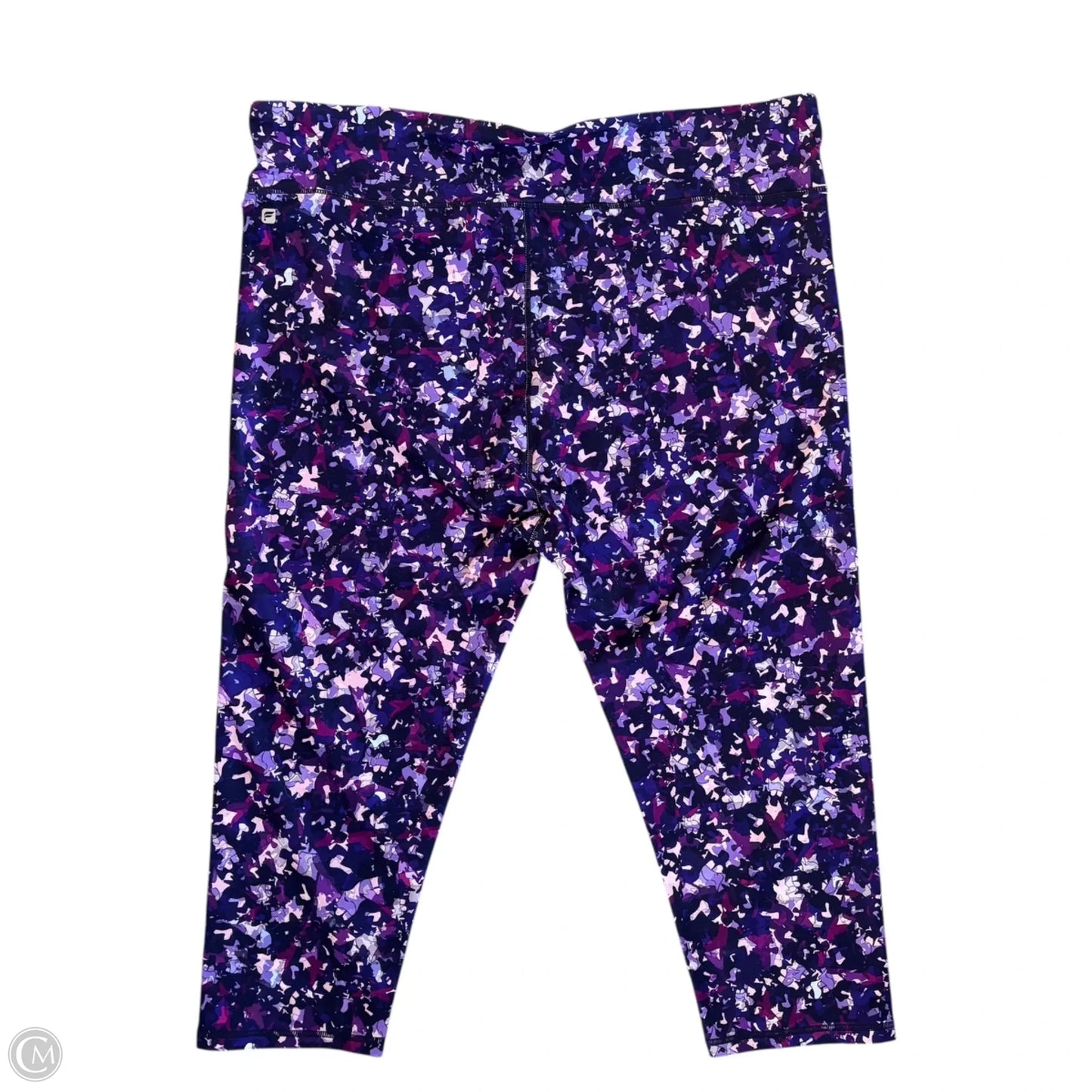 Athletic Capris By Fabletics In Purple, Size: 3x