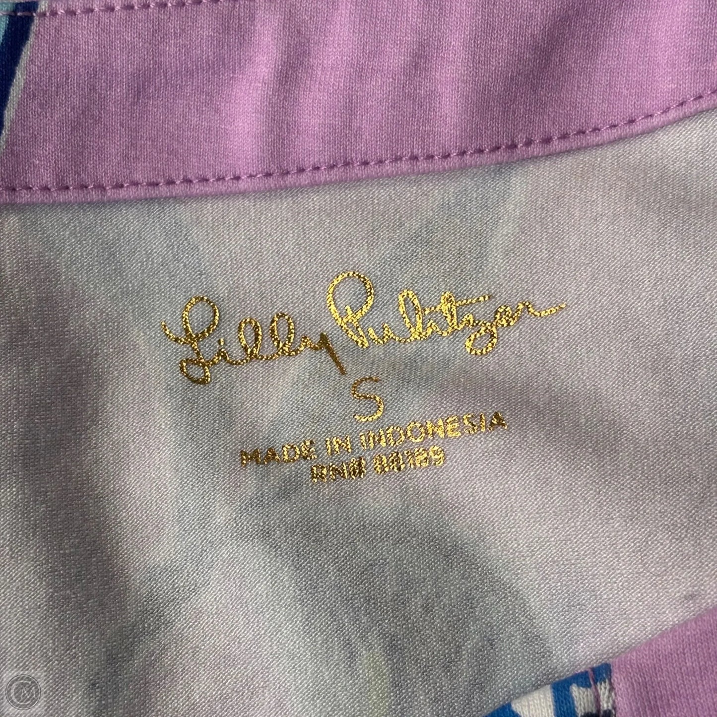 Dress Designer By Lilly Pulitzer In Blue & Purple, Size: S