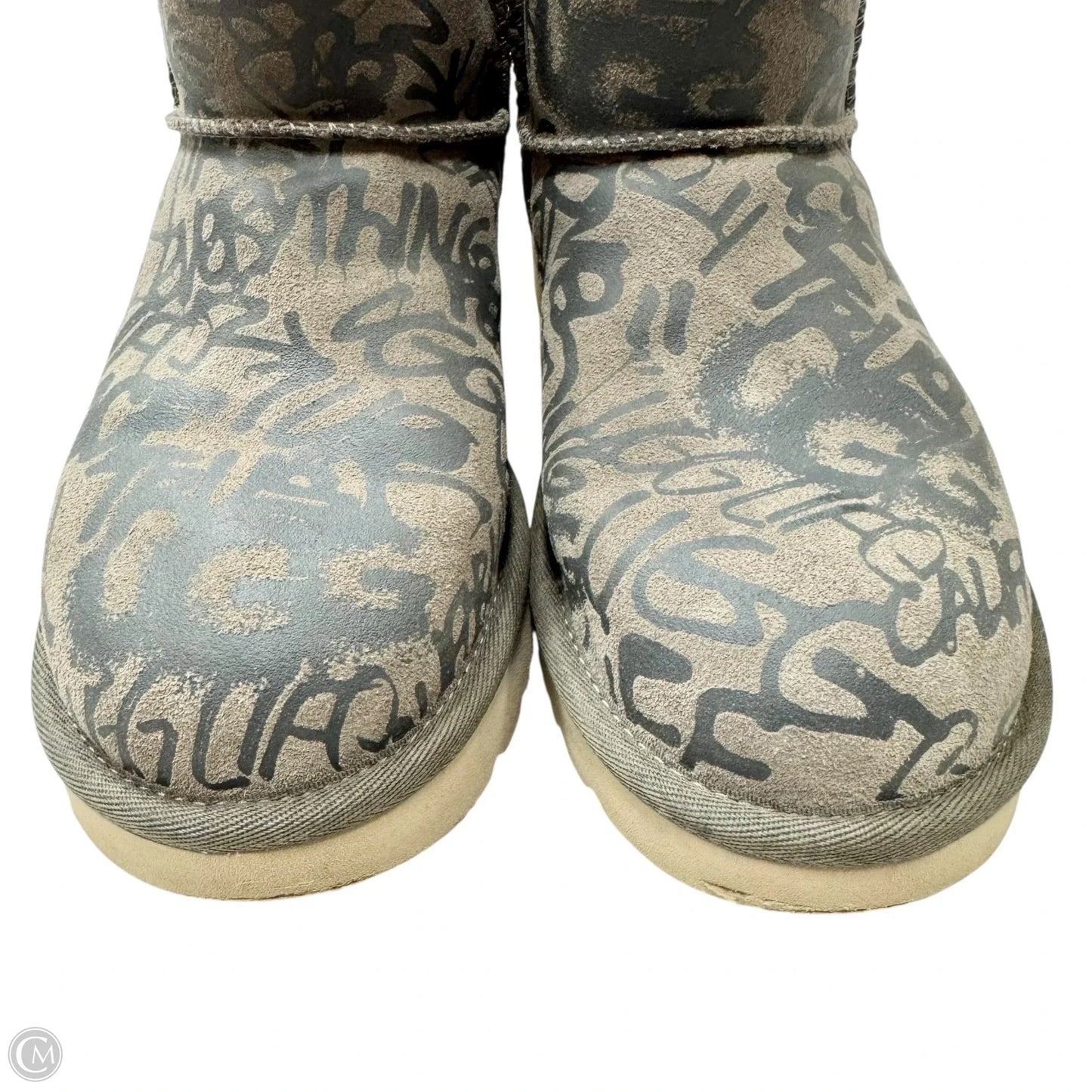 Boots Designer By Ugg In Black & Brown, Size: 7