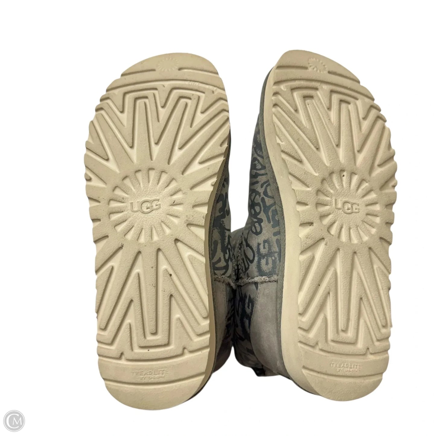 Boots Designer By Ugg In Black & Brown, Size: 7