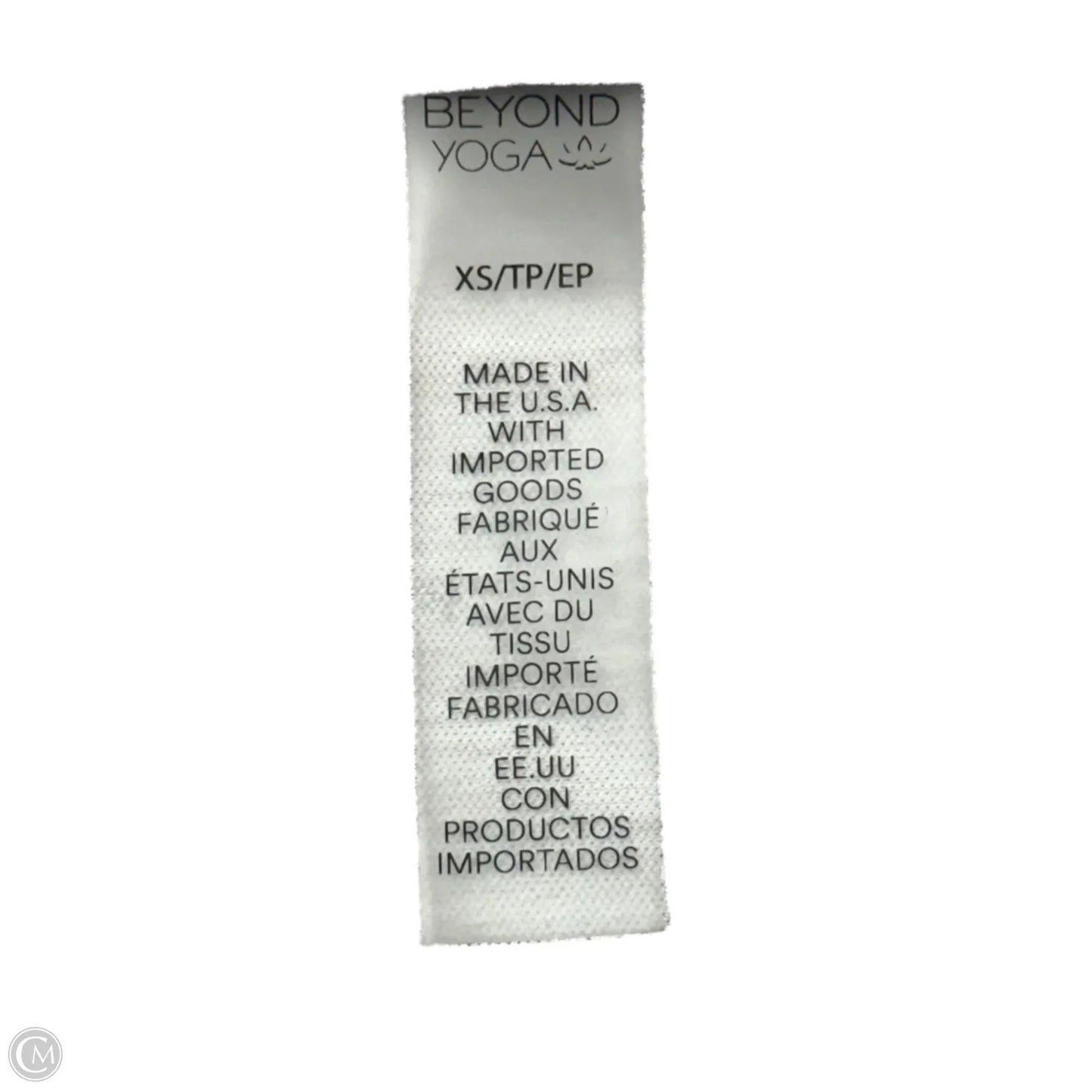 Athletic Top Long Sleeve Collar By Beyond Yoga In Black, Size: Xs