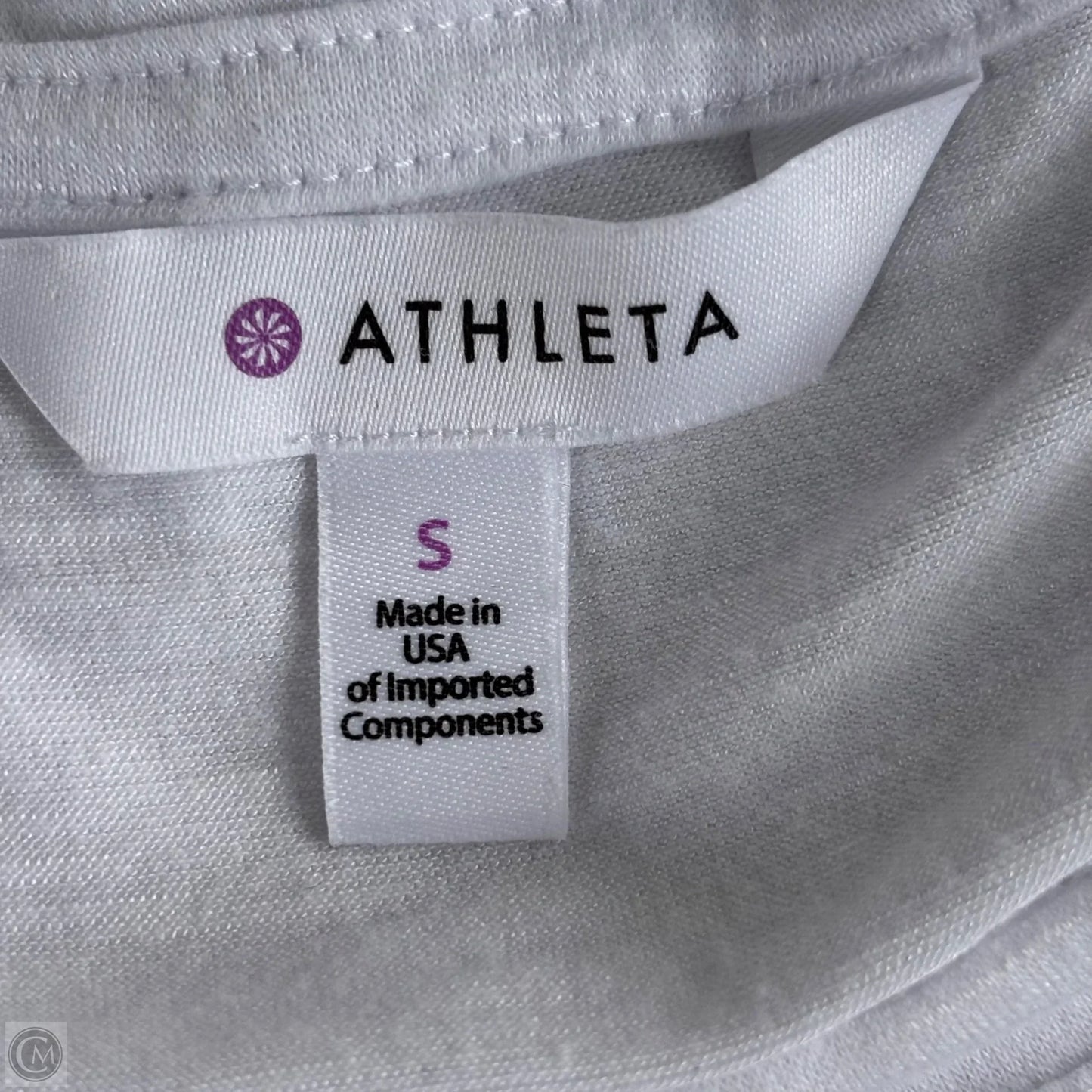 Top Sleeveless By Athleta In White, Size: S