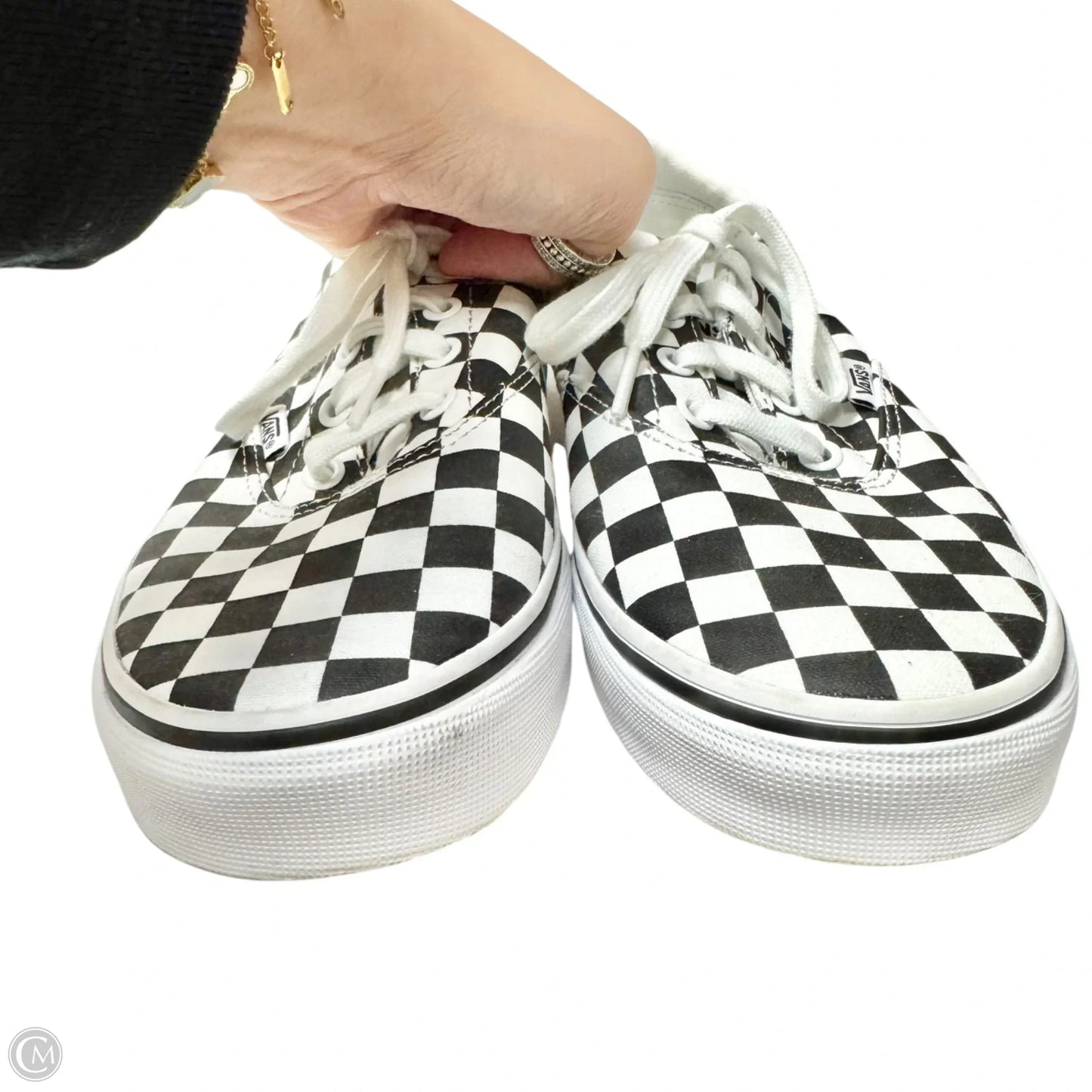 Shoes Sneakers By Vans In Checkered Pattern, Size: 8.5