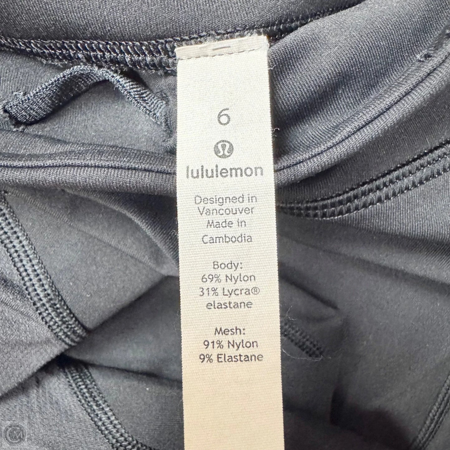Athletic Capris By Lululemon In Black, Size: S