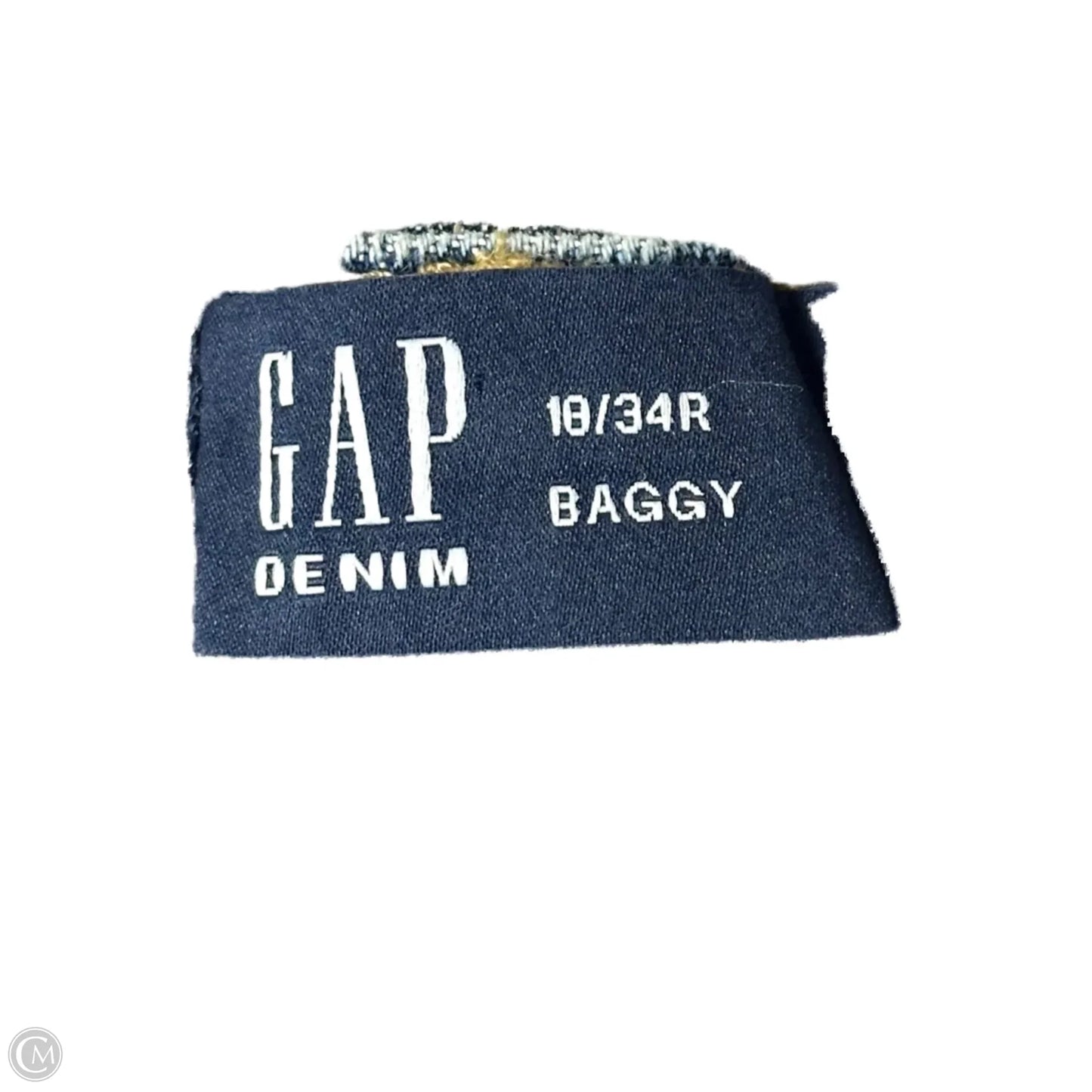 Jeans Wide Leg By Gap In Blue, Size: 18