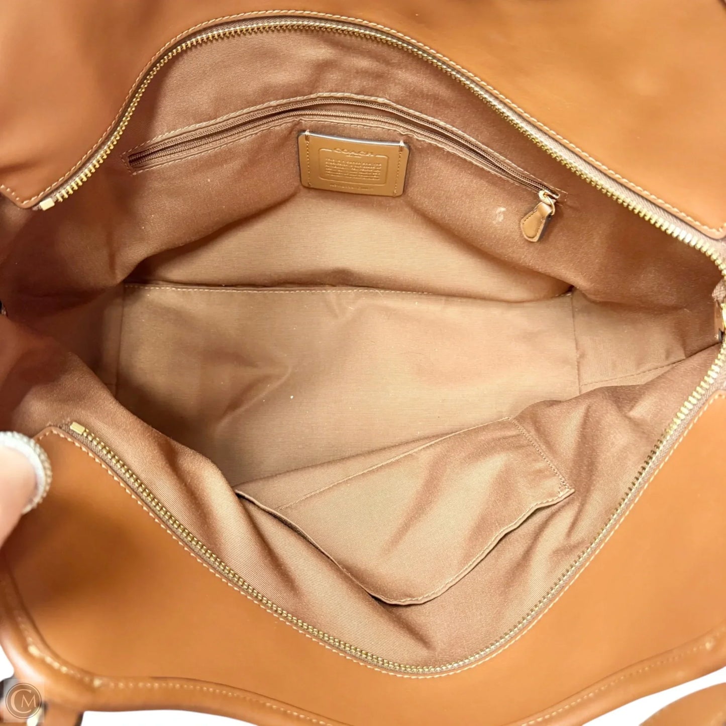 Tote Designer By Coach, Size: Large