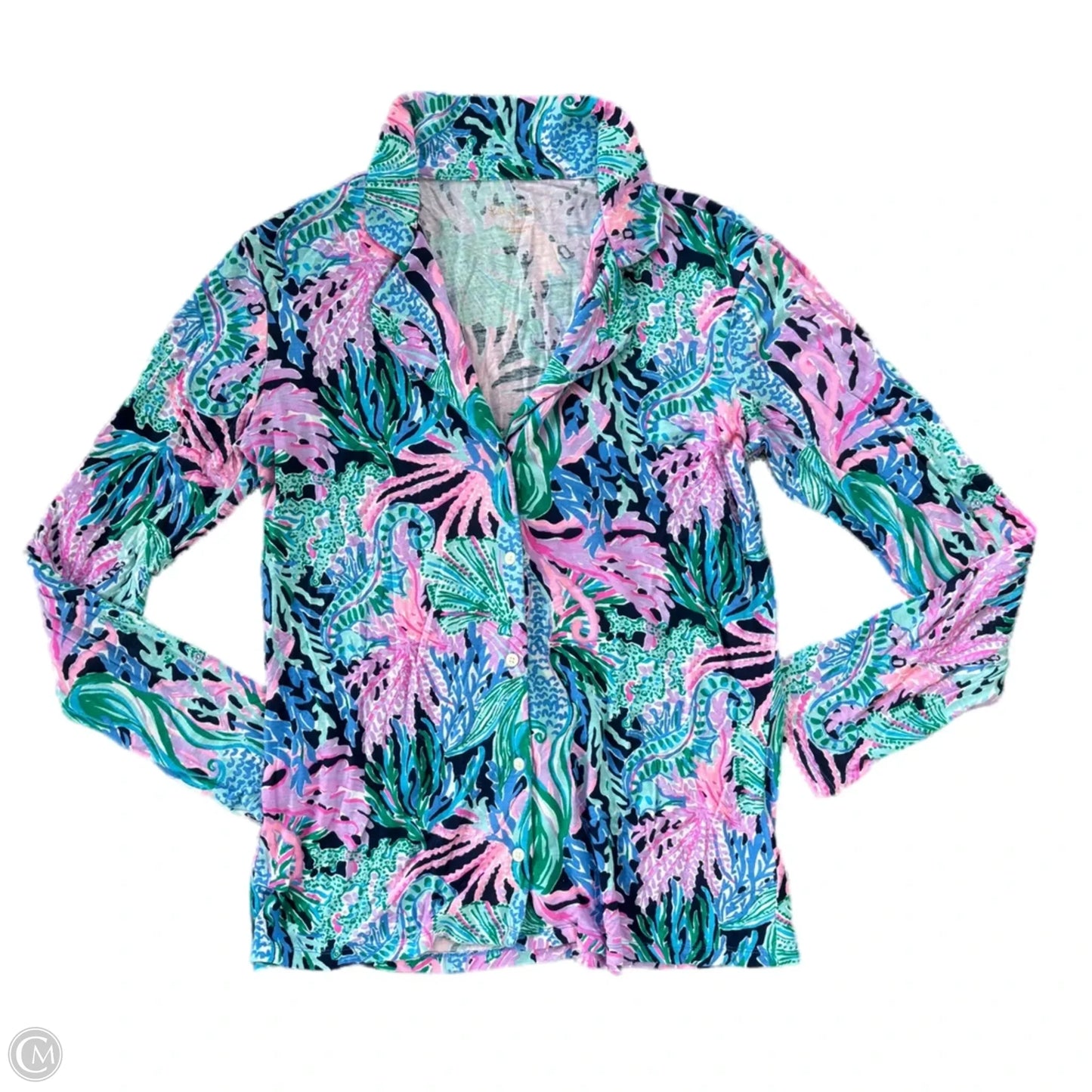 Pajamas Designer By Lilly Pulitzer In Blue & Purple, Size: M