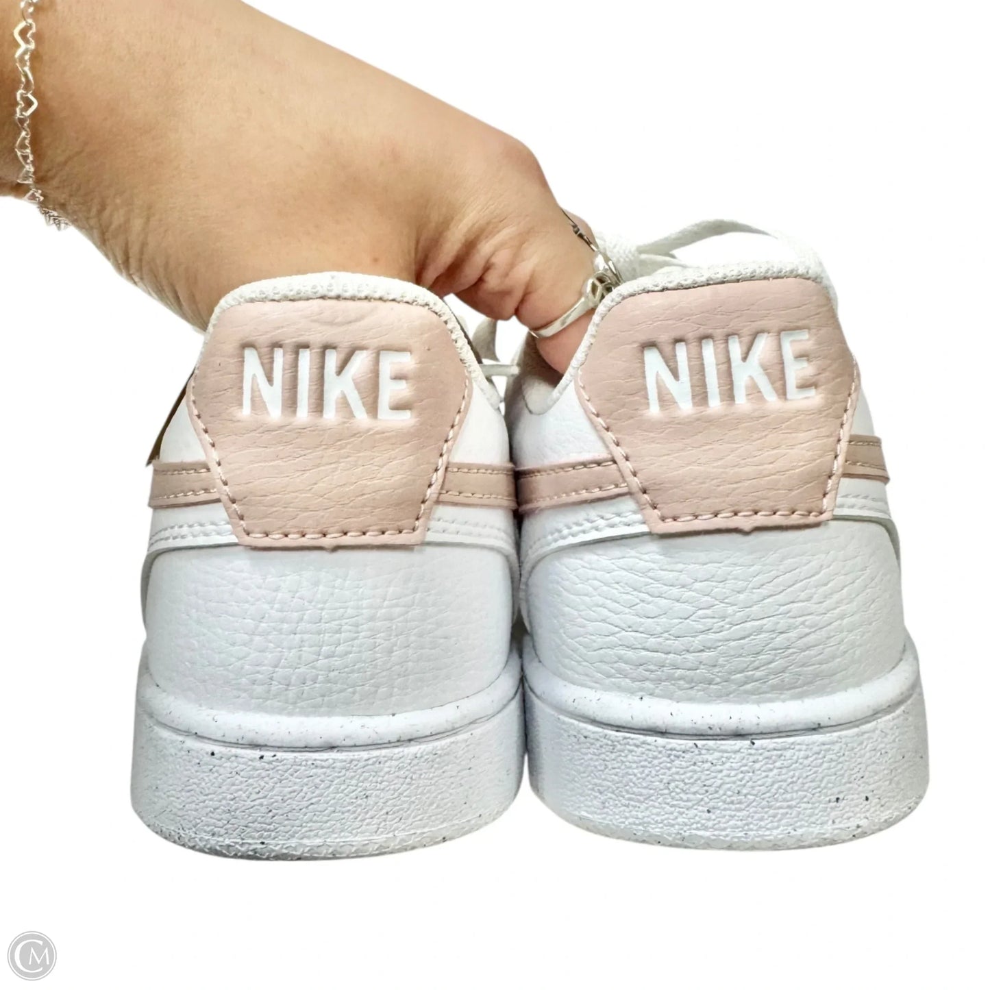 Shoes Sneakers By Nike In Pink & White, Size: 9.5